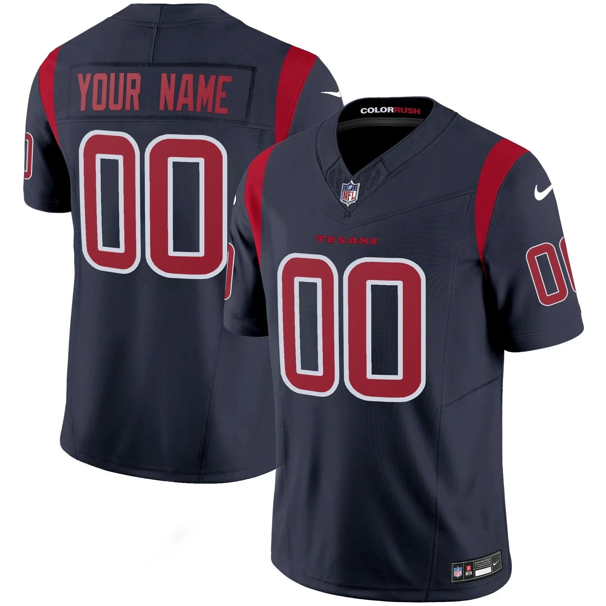 Camisa NFL Houston Color Rush Jersey - Azul Marinho