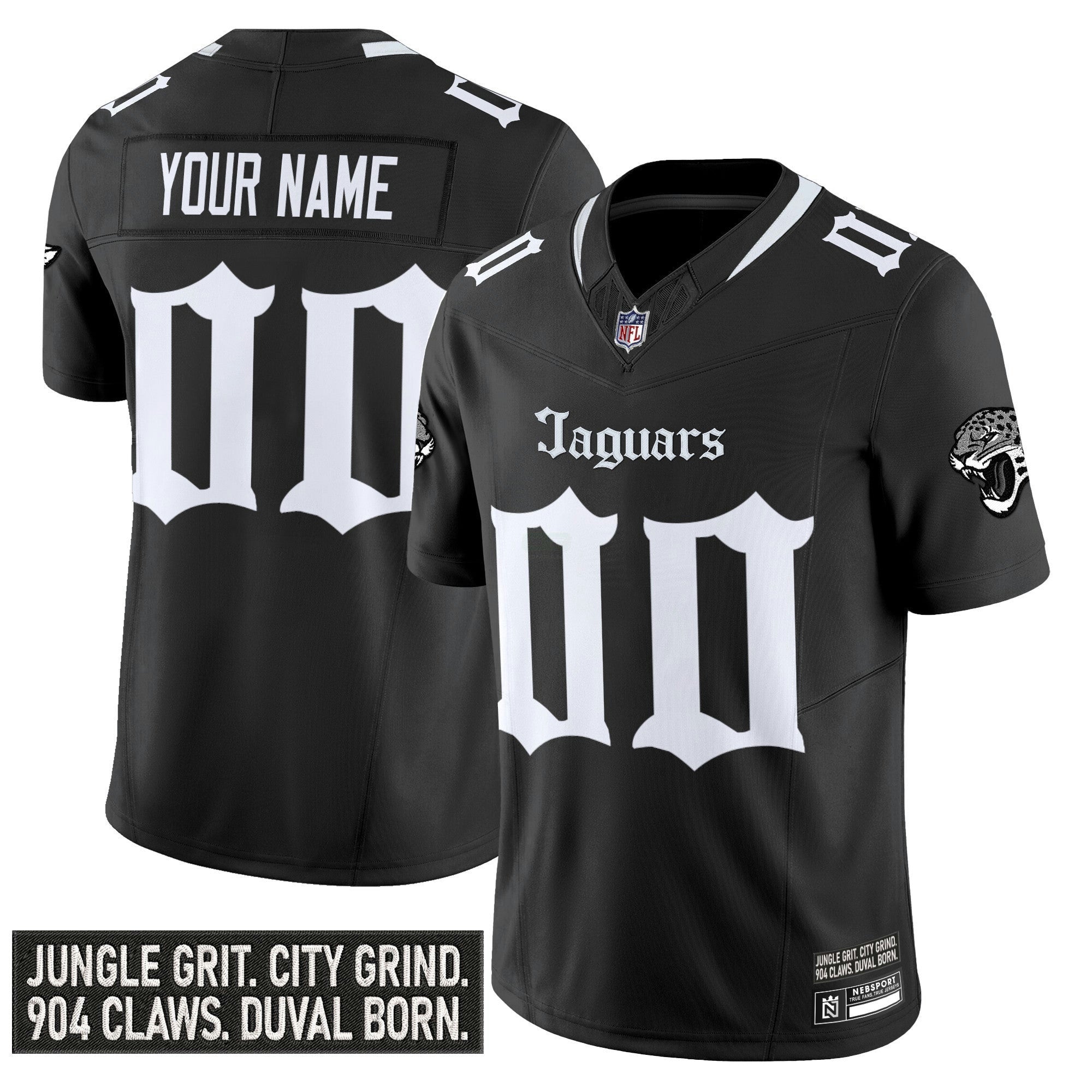 Camisa NFL Jacksonville ‘Gothic Duvall Shadows Edition’ Vapor Jersey