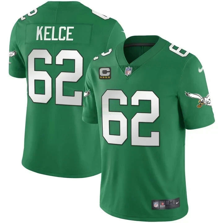Camisa NFL Jason Kelce Philadelphia Kelly Green Jersey