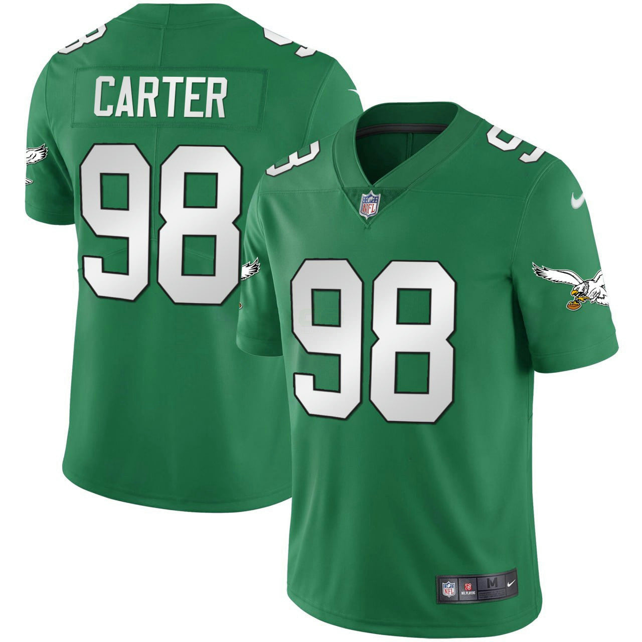 Camisa NFL Jaylen Carter Kelly Green Jesey - Kelly Verde