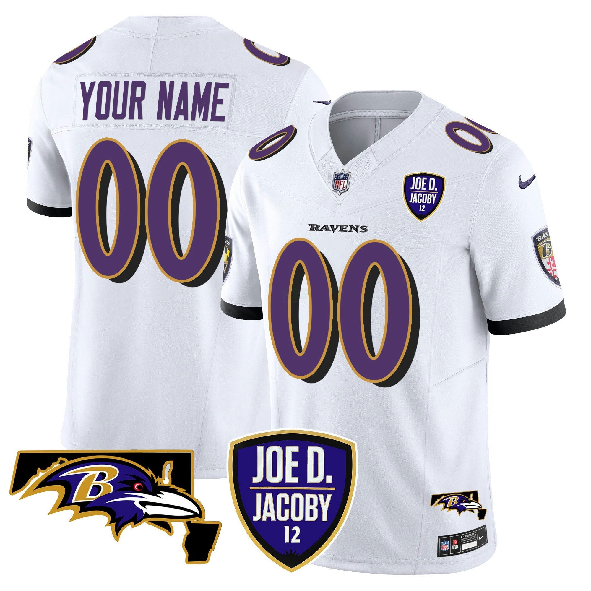 Camisa NFL Joe D & Jacoby Patch Vapor Limited Jersey