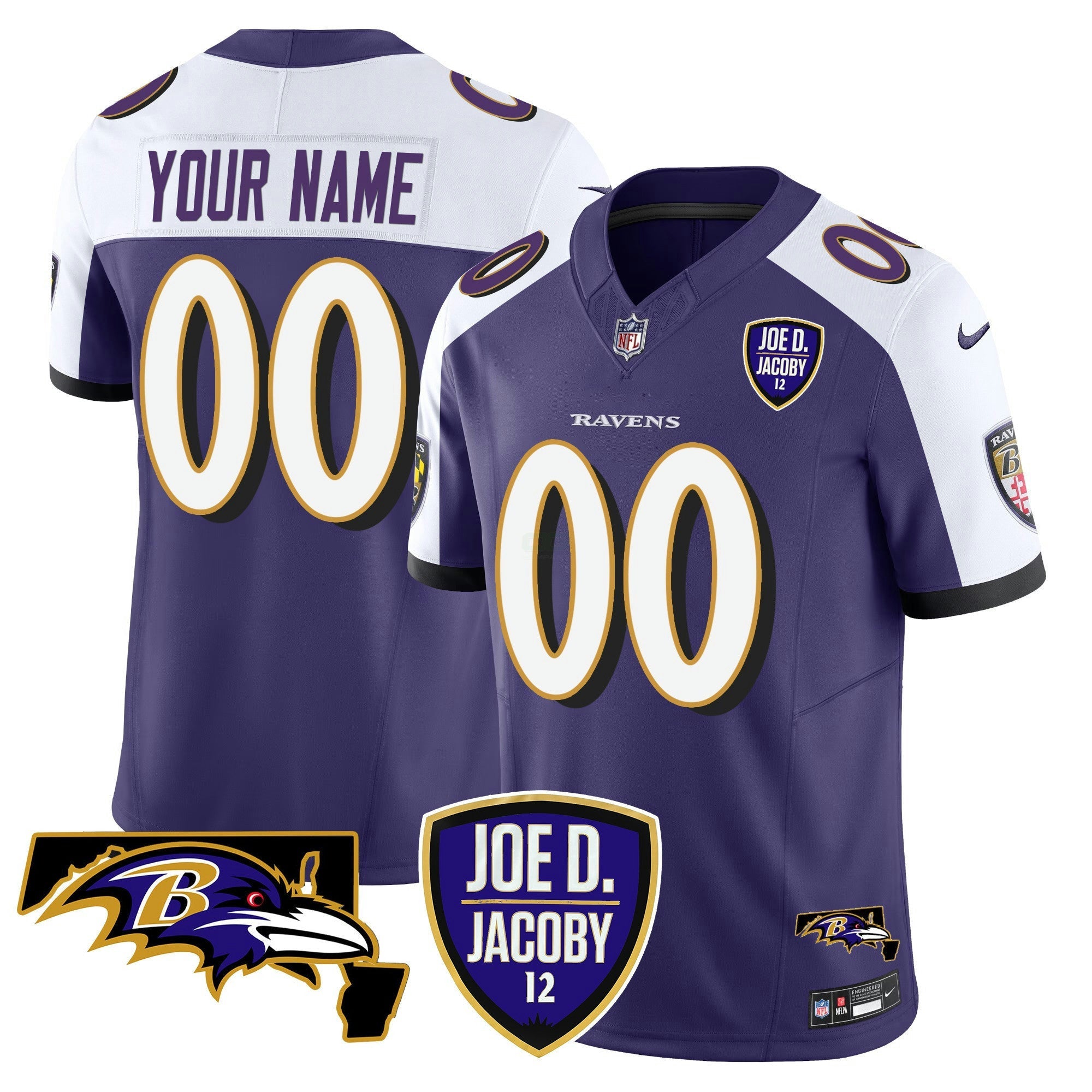 Camisa NFL Joe D & Jacoby Patch Vapor Limited Jersey