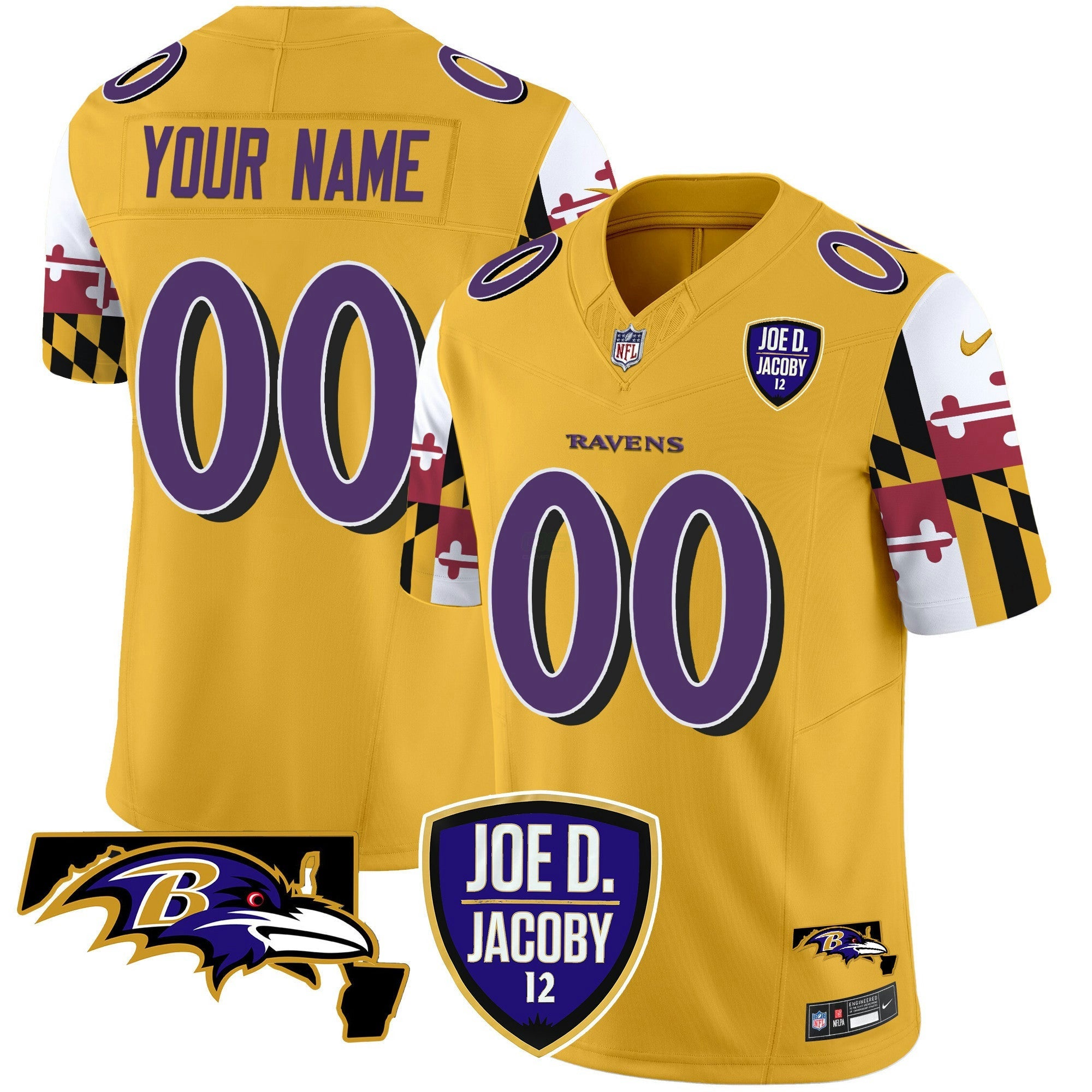Camisa NFL Joe D & Jacoby Patch Vapor Limited Jersey V2