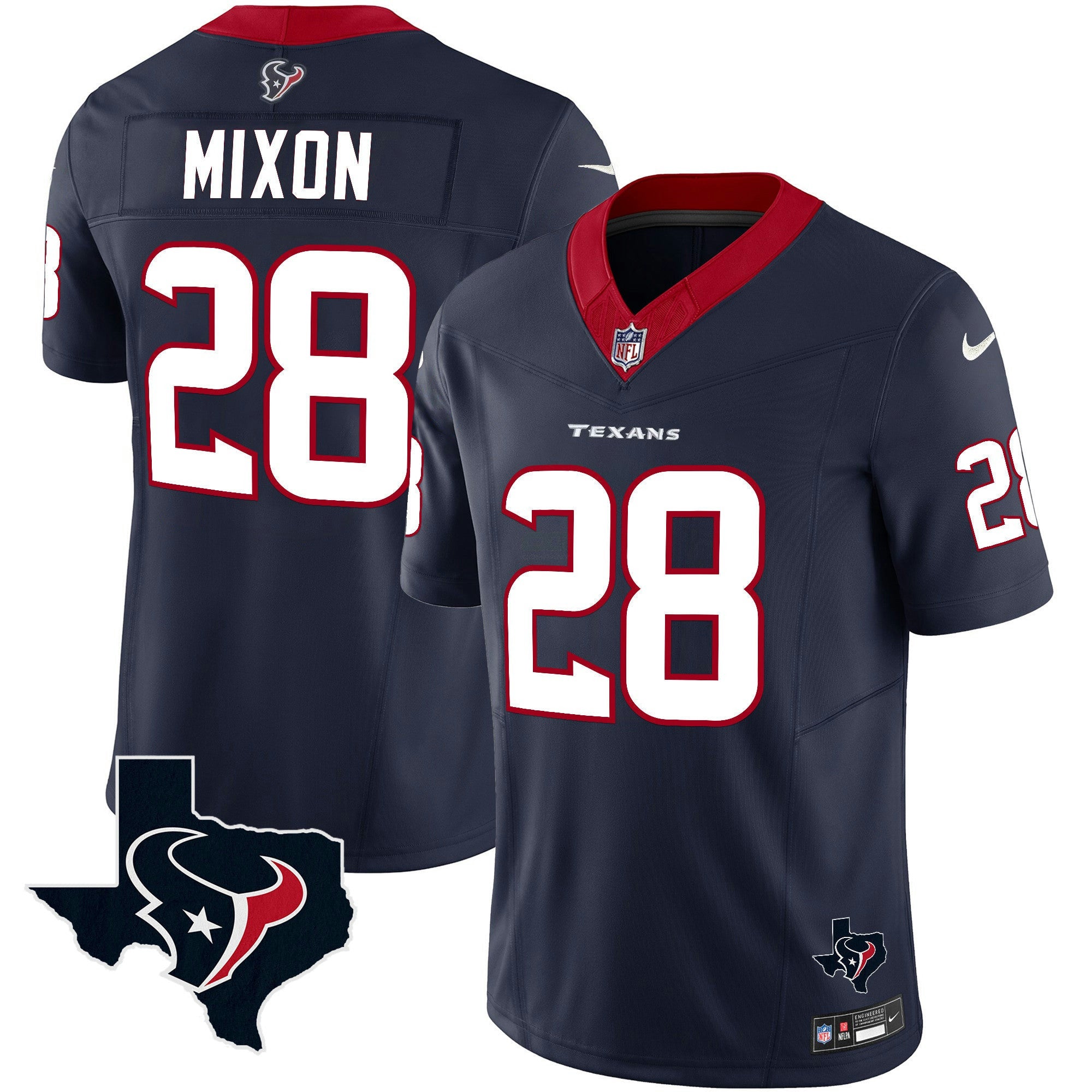 Camisa NFL Joe Mixon Houston Vapor Limited Jersey