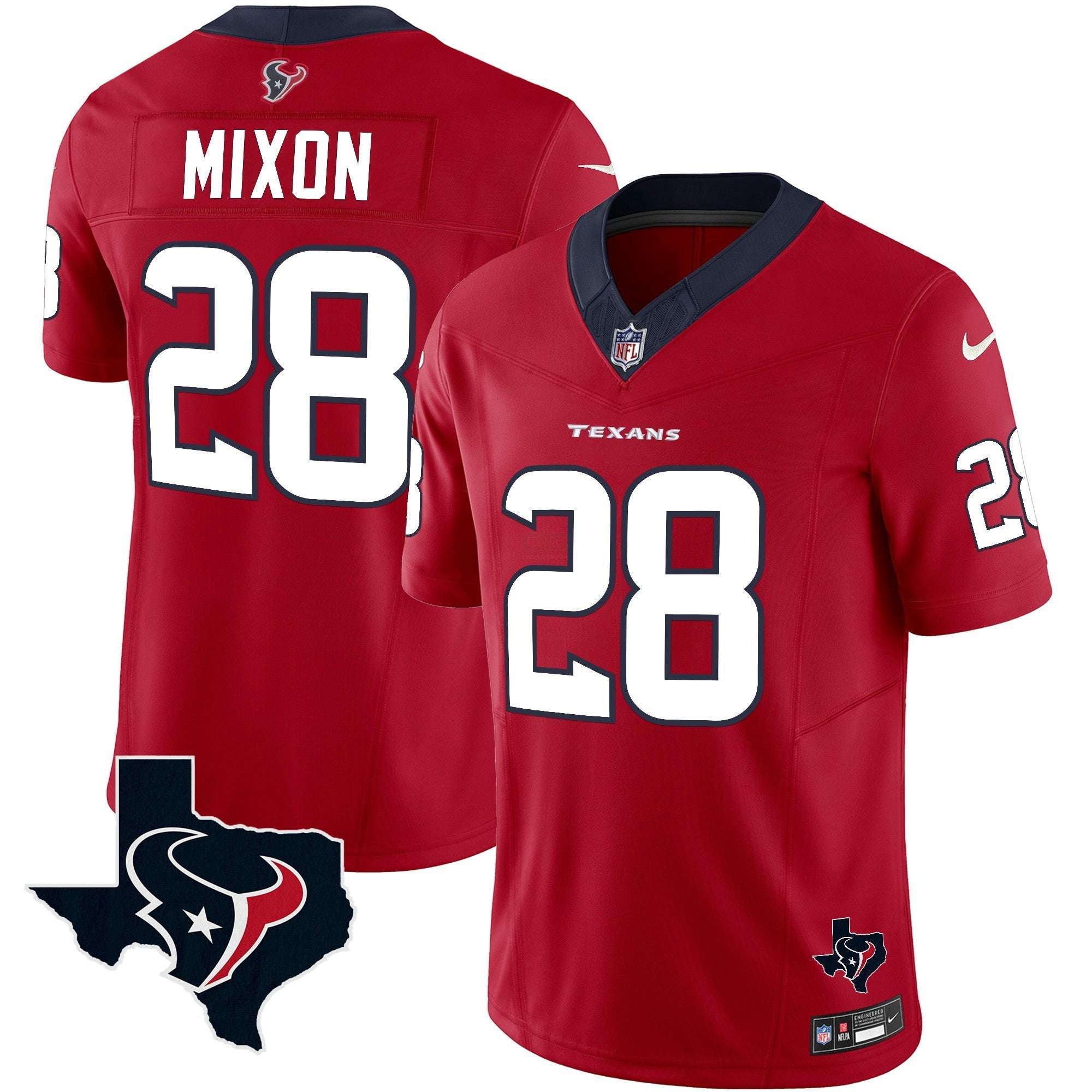 Camisa NFL Joe Mixon Houston Vapor Limited Jersey