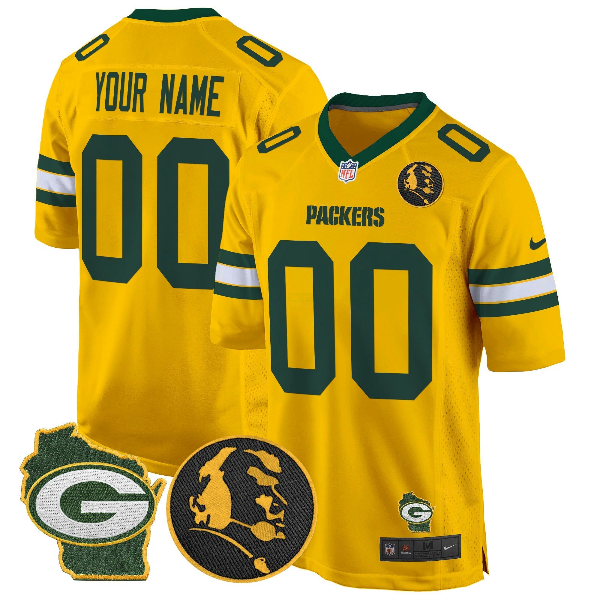 Camisa NFL John Madden & Home Patch Game Jersey