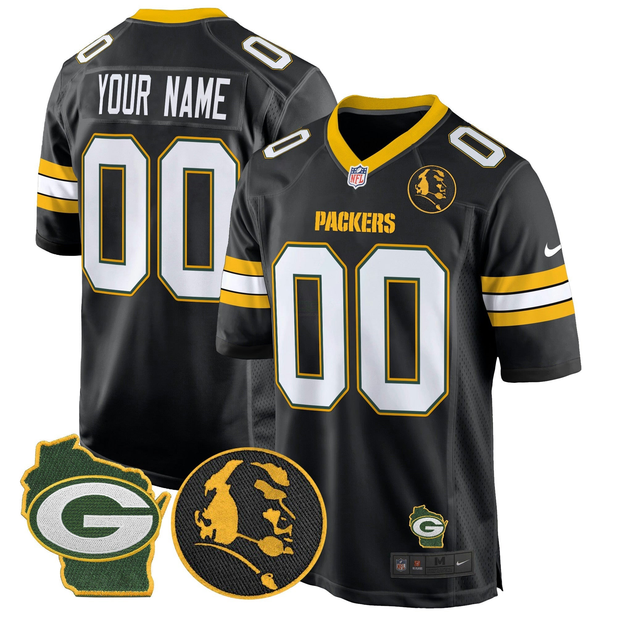 Camisa NFL John Madden & Home Patch Game Jersey
