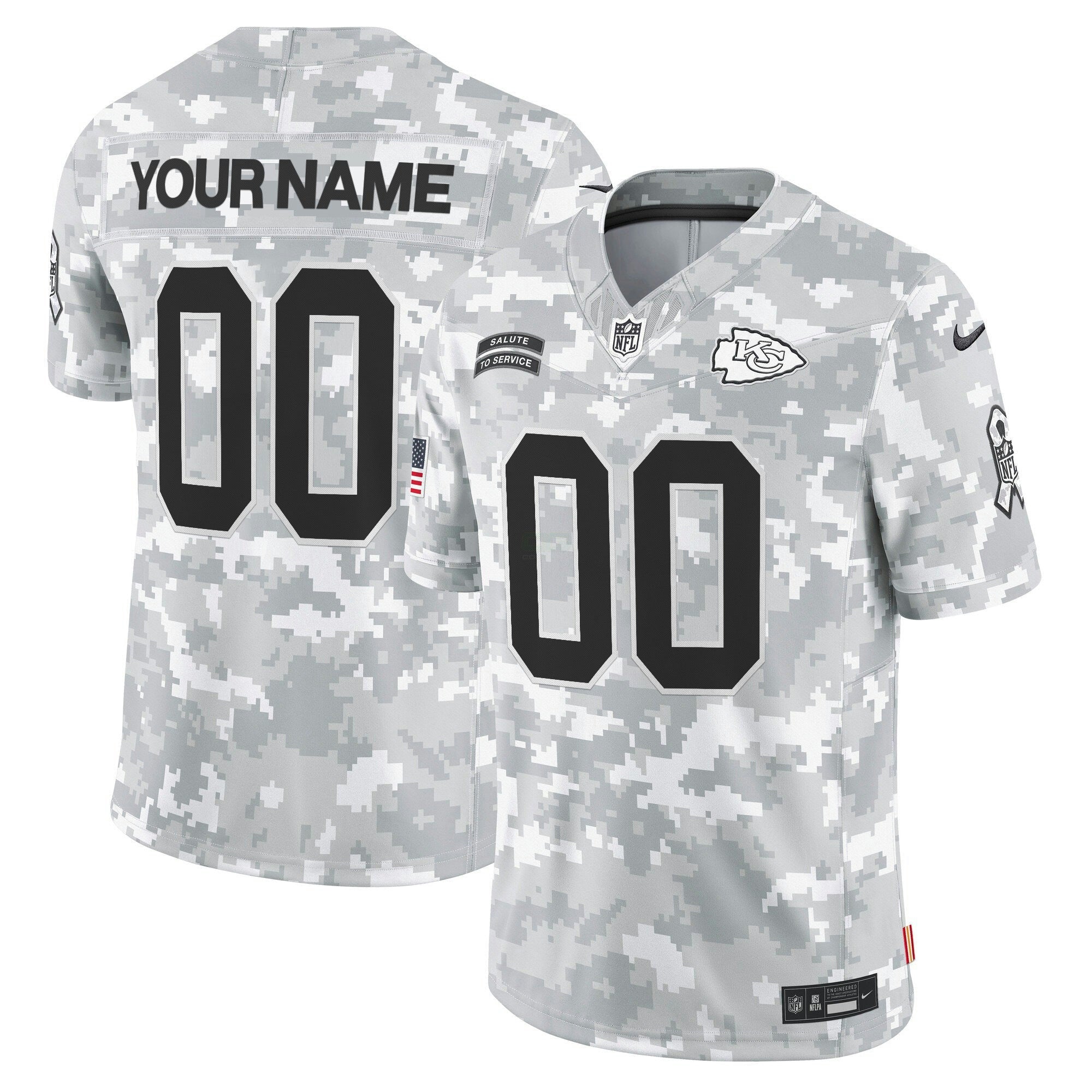 Camisa NFL Kansas City 2024 Salute to Service Vapor Limited Jersey – All stitched