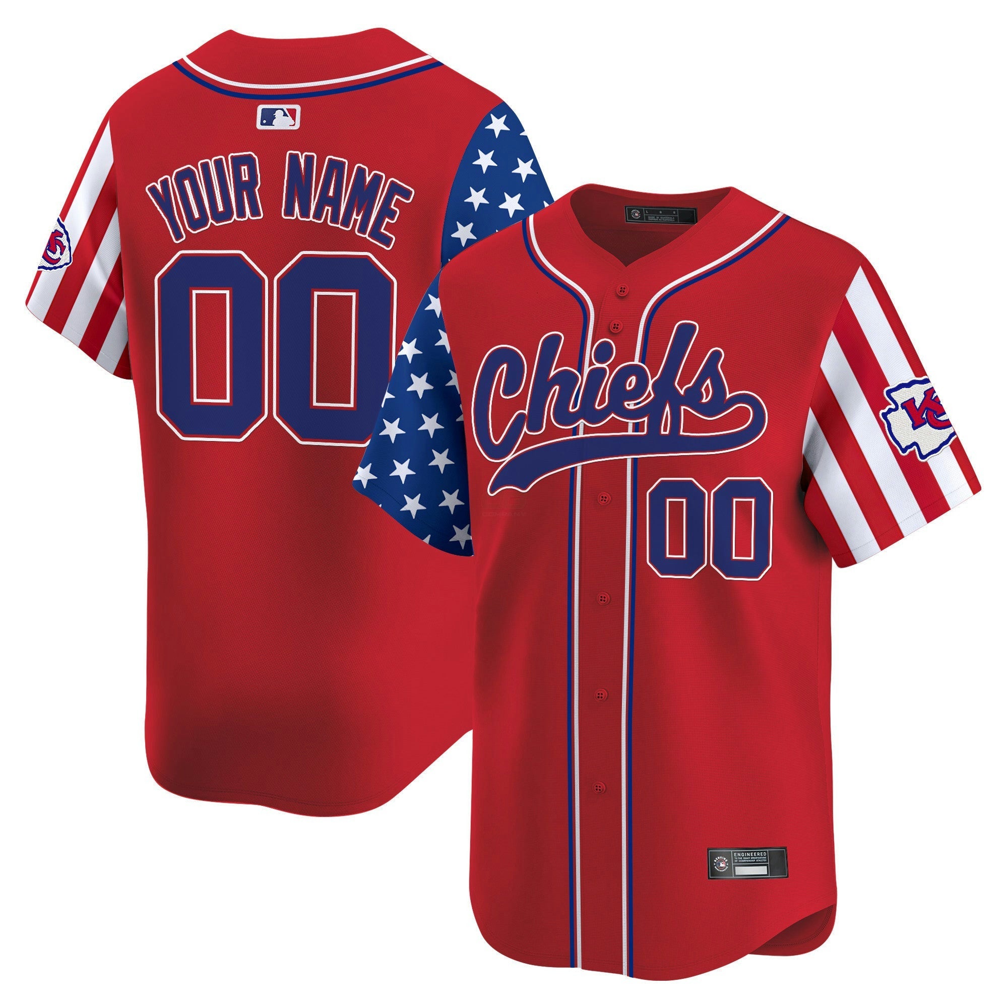 Camisa NFL Kansas City 2025 Independence Day Vapor Jersey