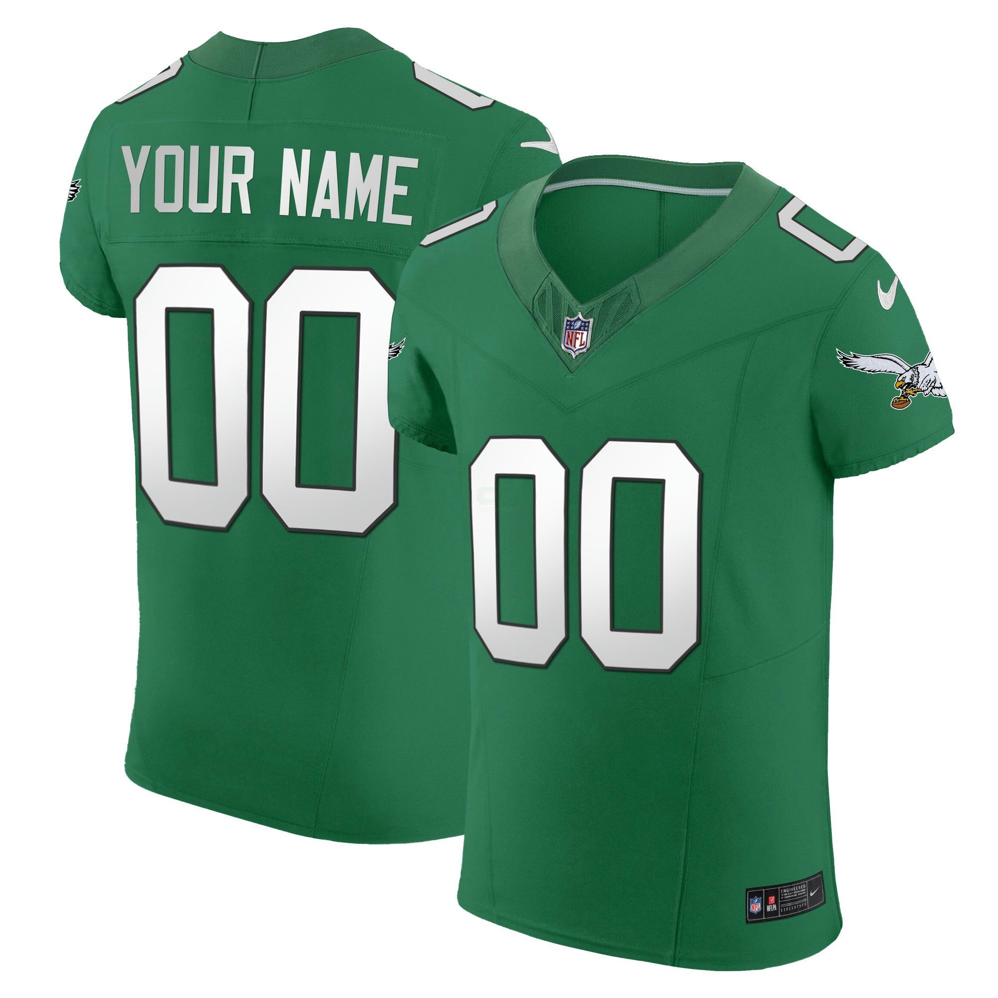Camisa NFL Kelly Green Vapor Elite Jersey