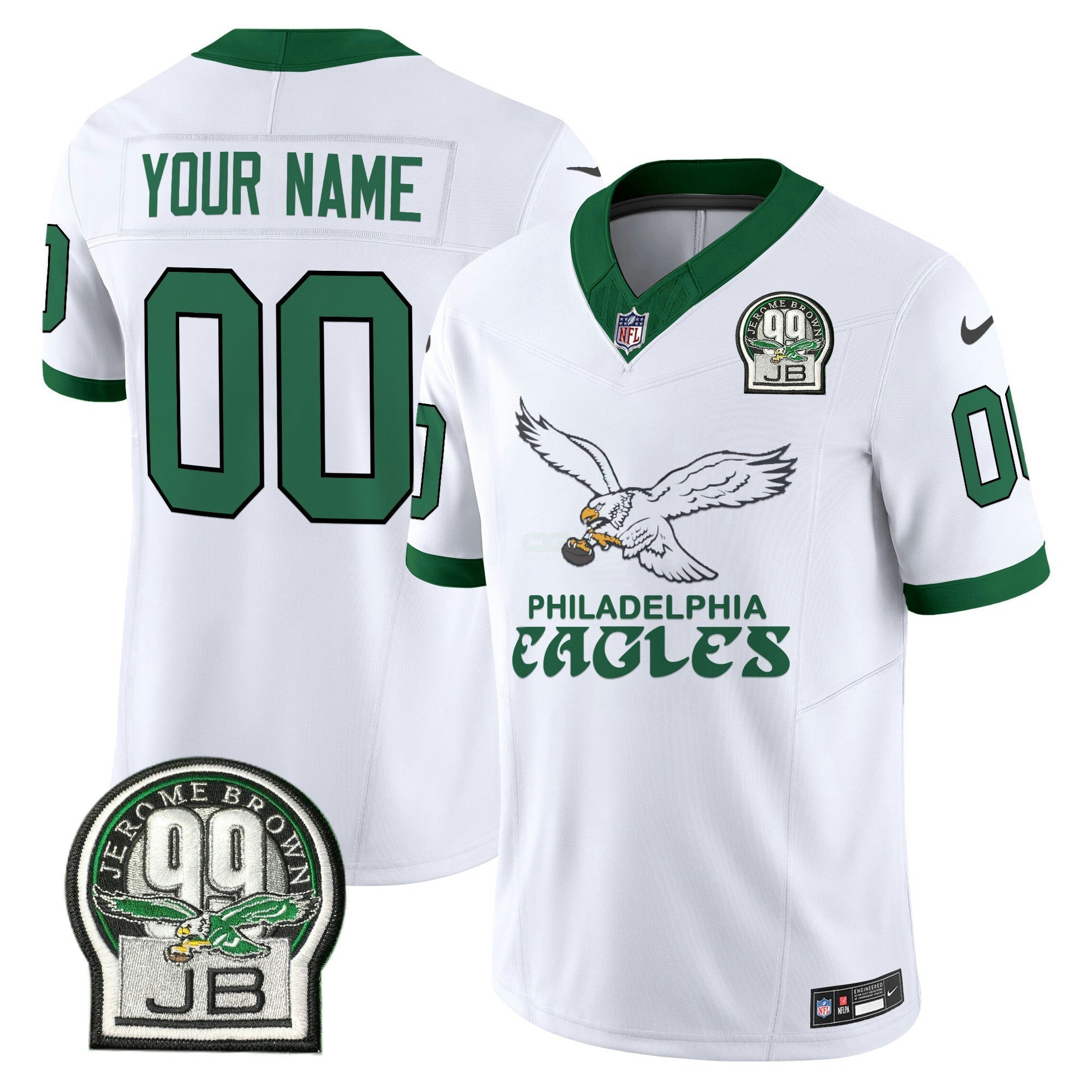 Camisa NFL Kelly Green Vapor Limited Jersey V5