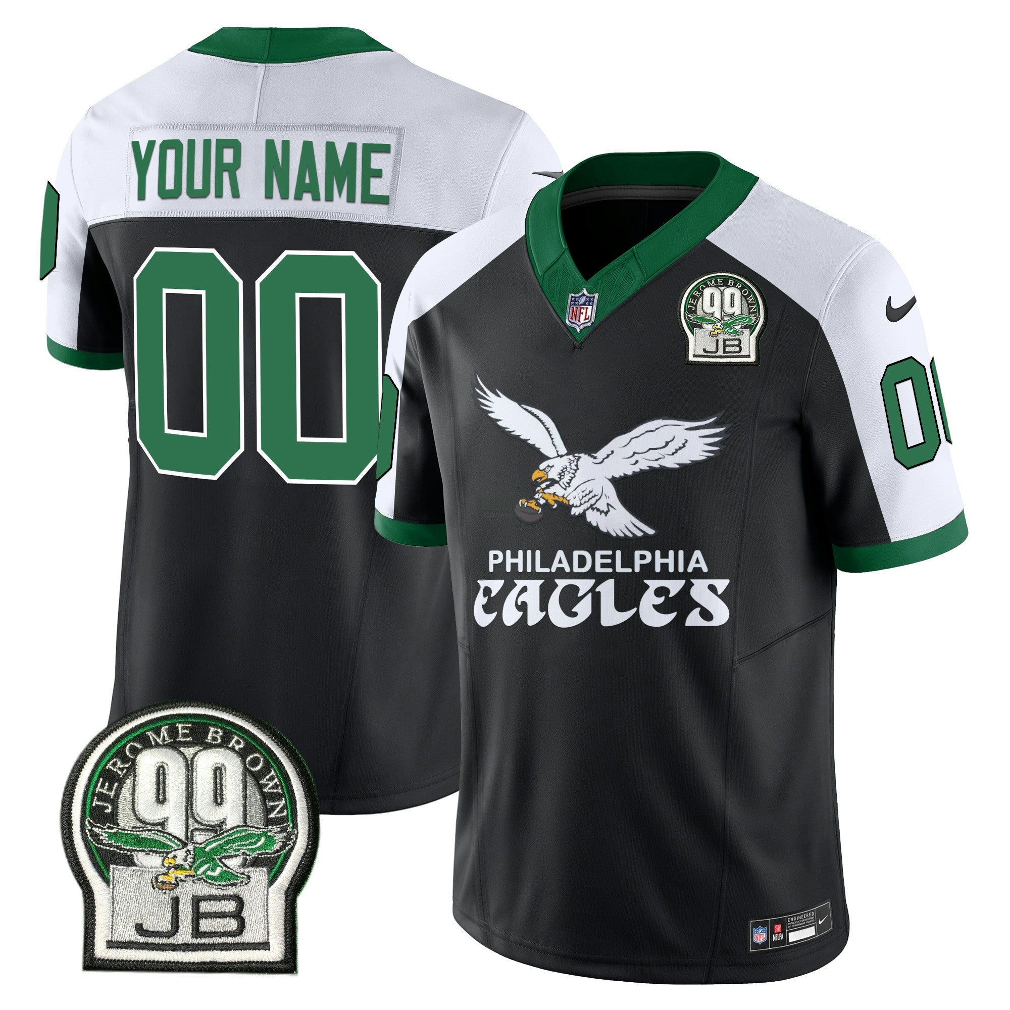 Camisa NFL Kelly Green Vapor Limited Jersey V5