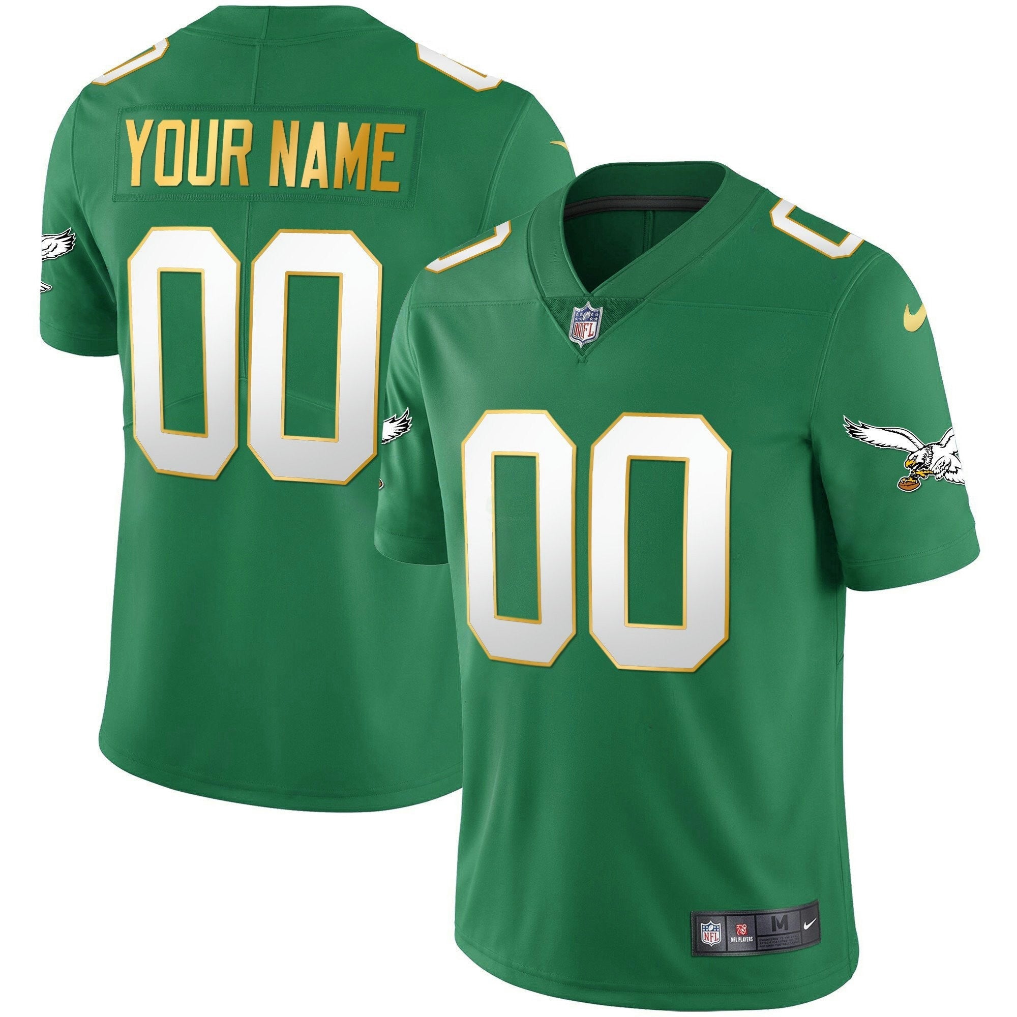 Camisa NFL Kelly Verde Dourada Jersey