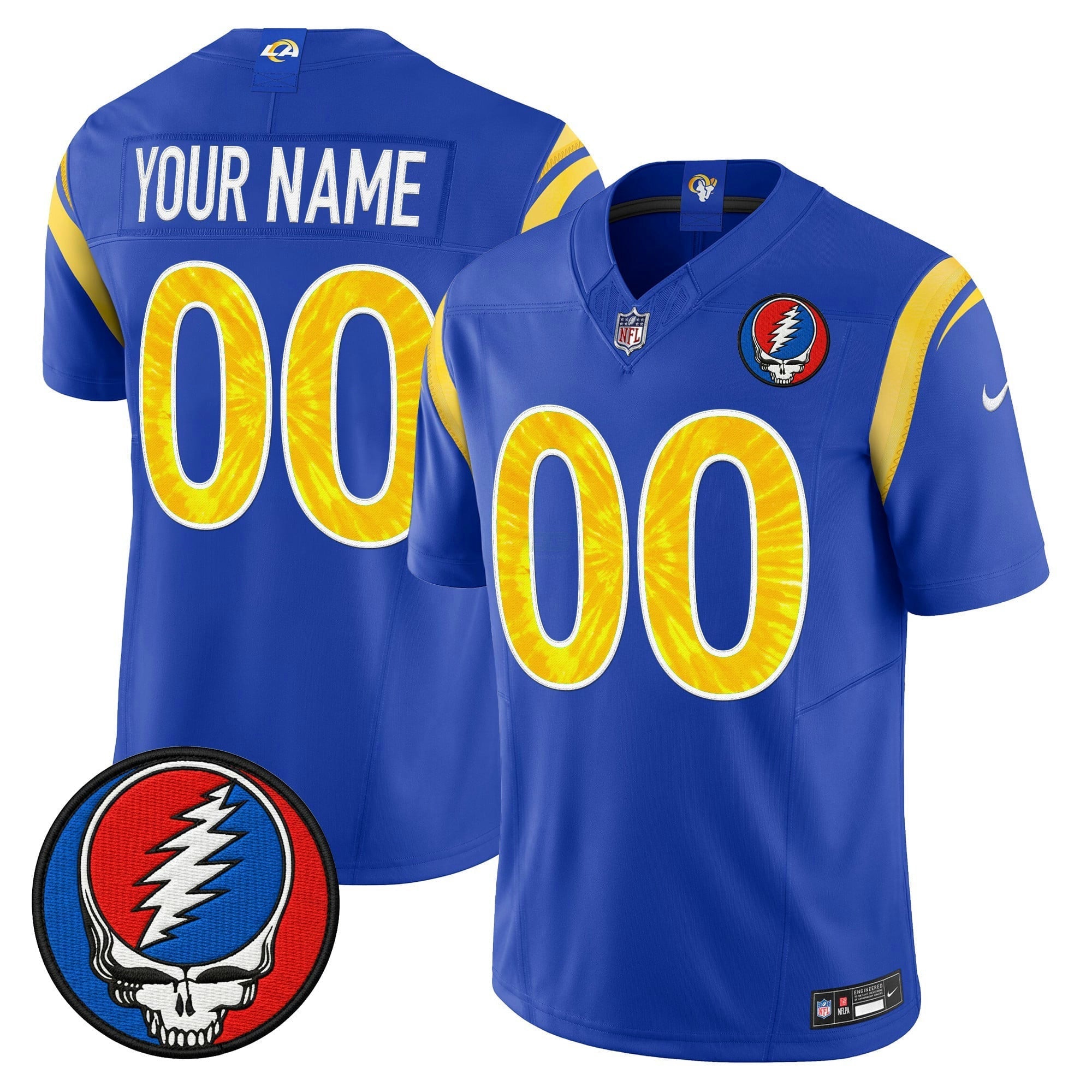Camisa NFL Los Angeles x Grateful Dead Vapor Limited Jersey