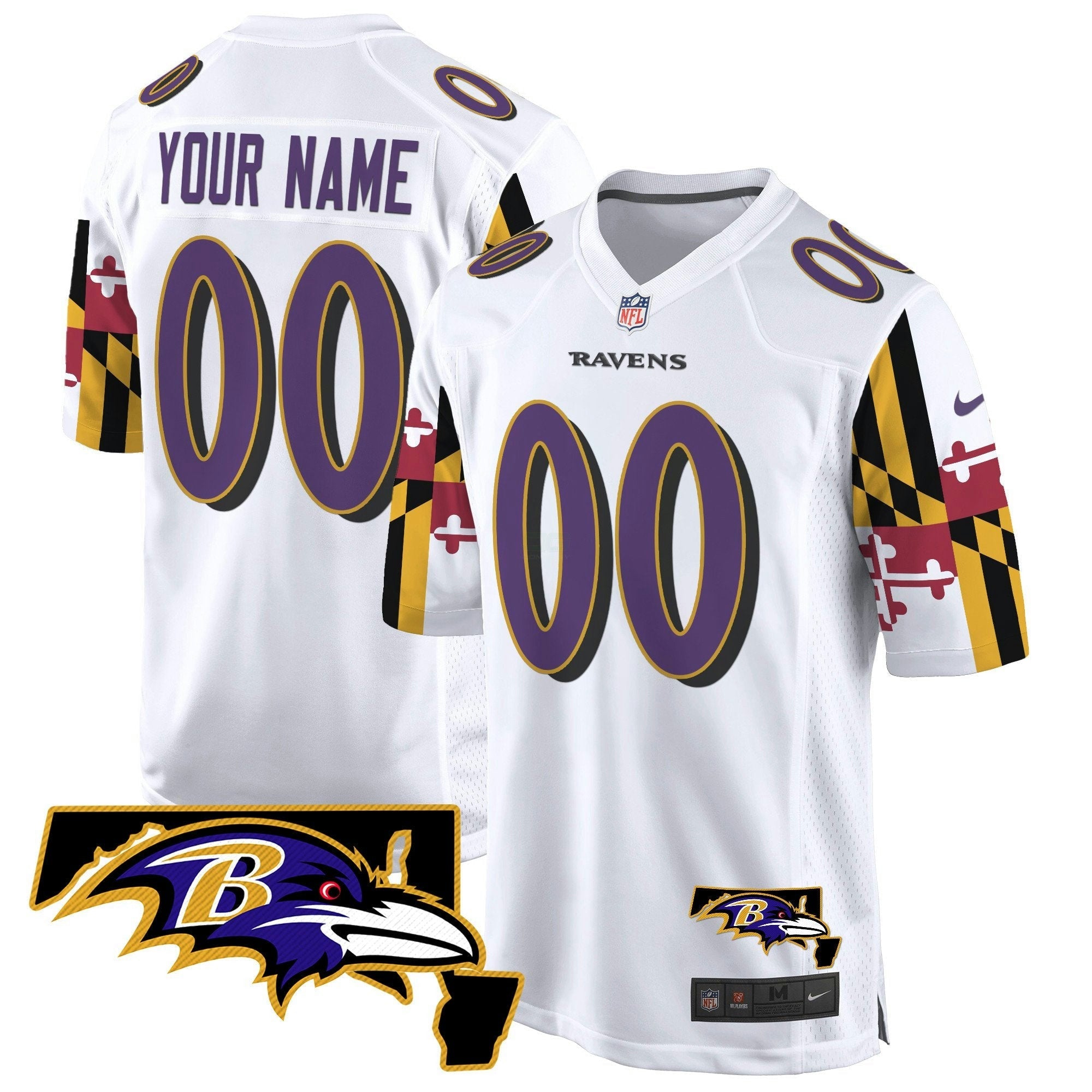 Camisa NFL Maryland Flag Game Jersey