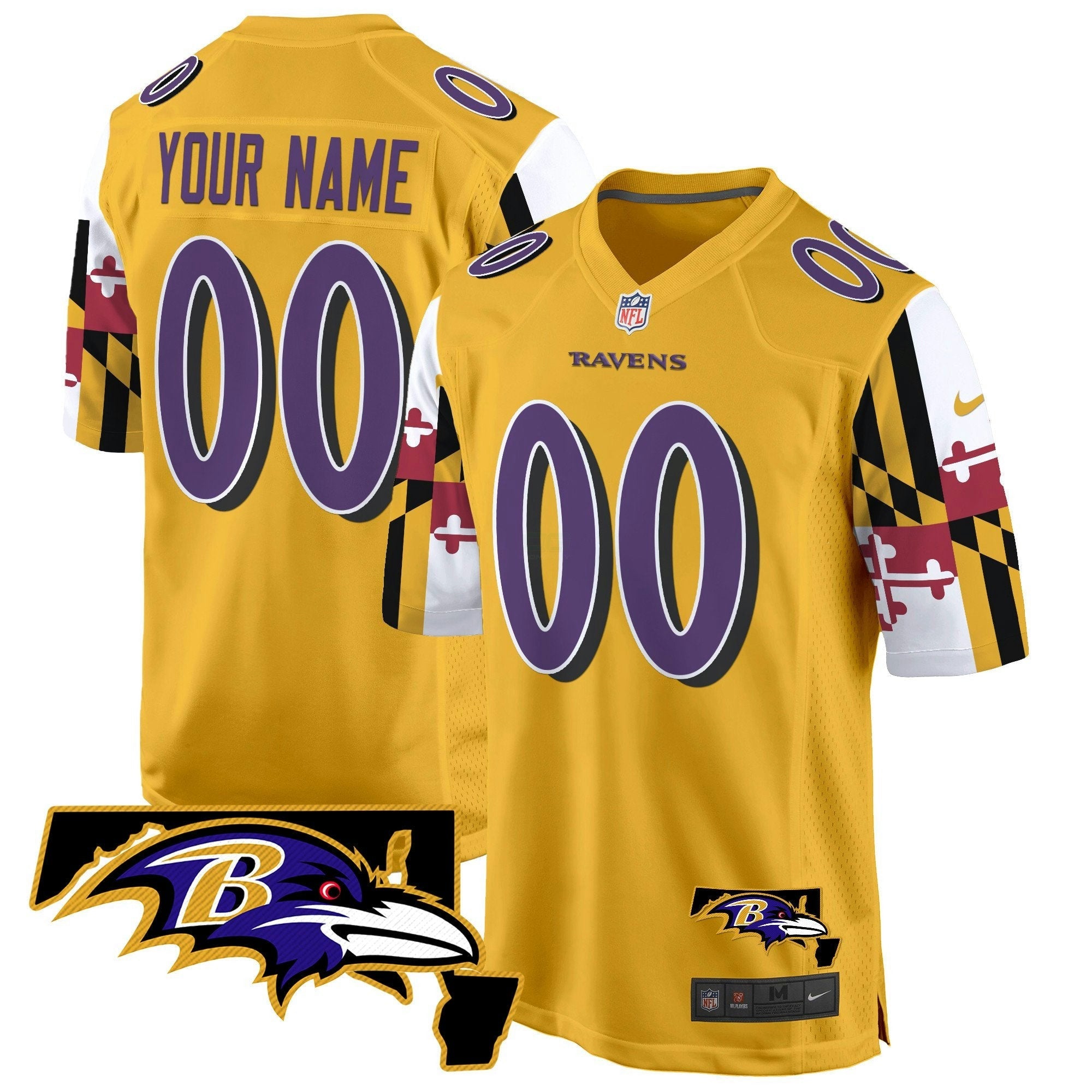 Camisa NFL Maryland Flag Game Jersey