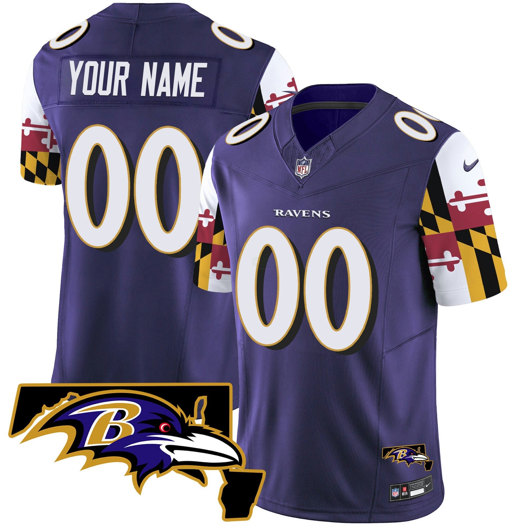 Camisa NFL Maryland Flag Vapor Limited Jersey V2