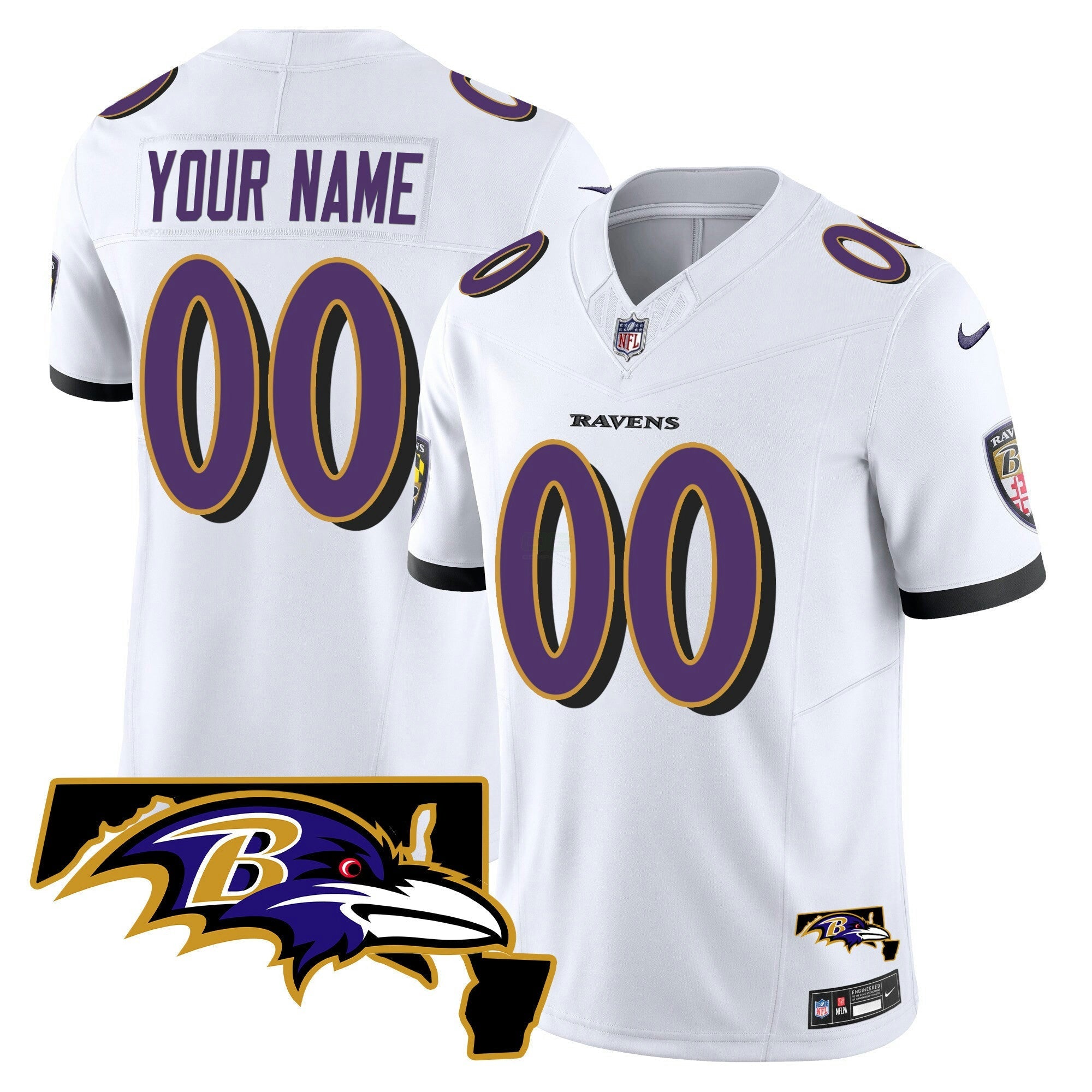 Camisa NFL Maryland Patch Vapor Limited Jersey