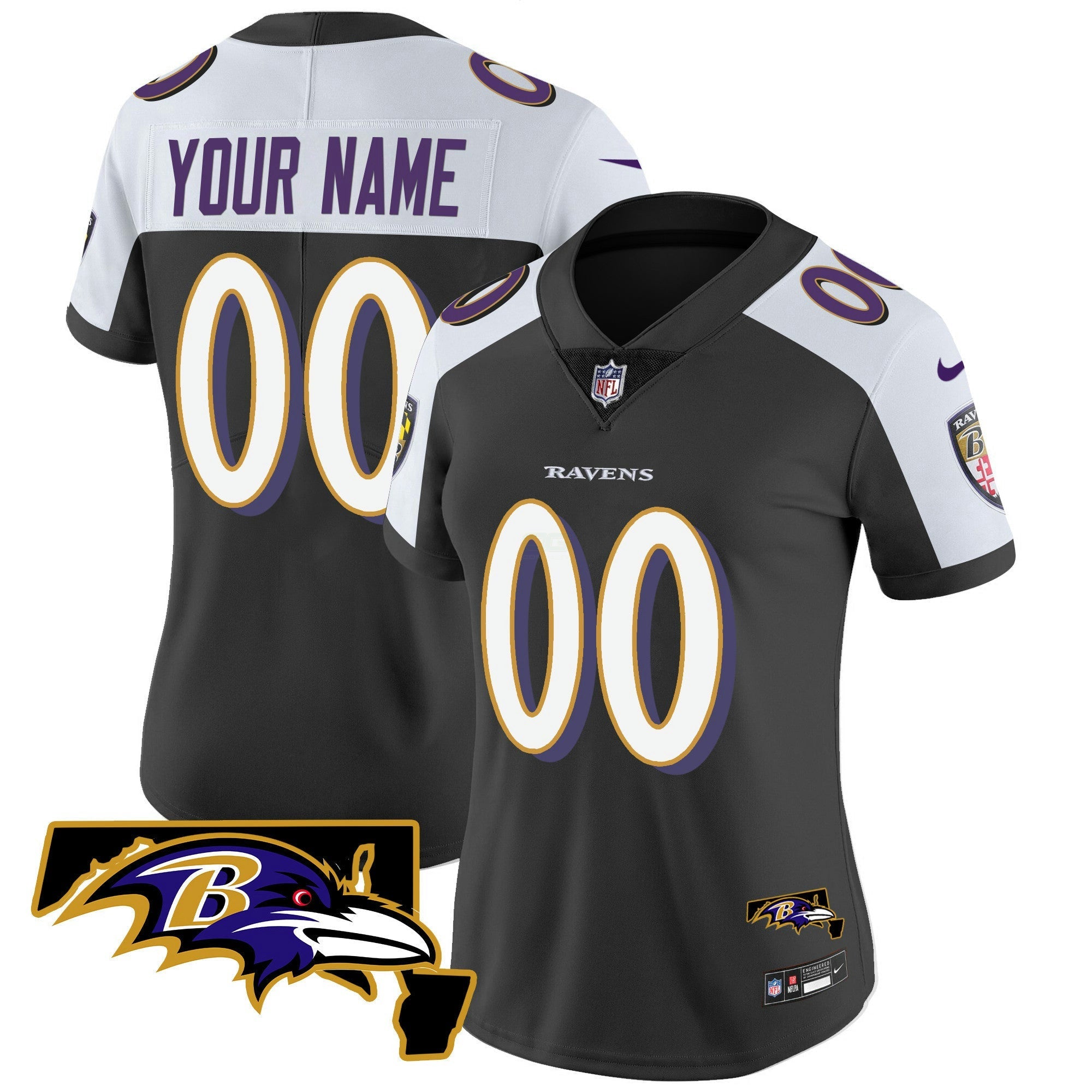 Camisa NFL Maryland Patch Vapor Limited Jersey