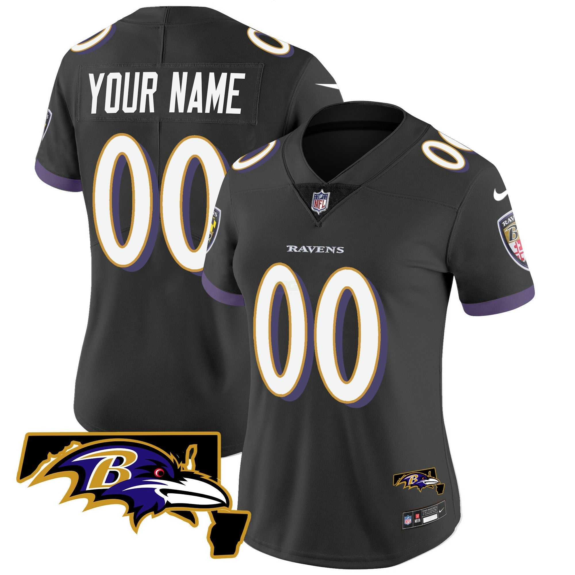 Camisa NFL Maryland Patch Vapor Limited Jersey