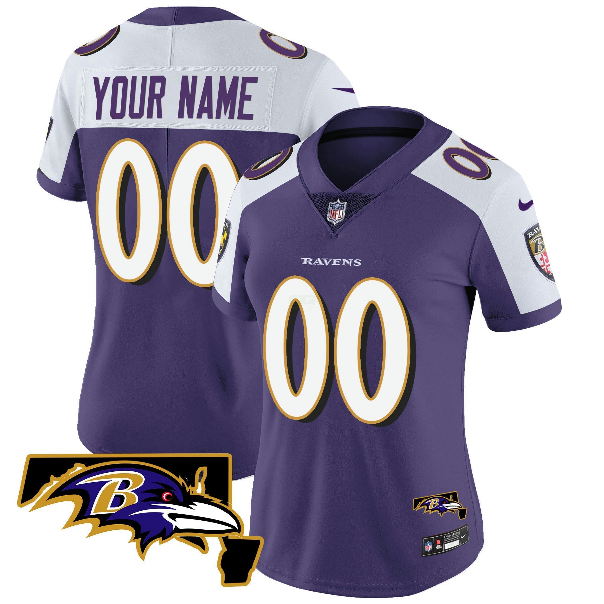 Camisa NFL Maryland Patch Vapor Limited Jersey