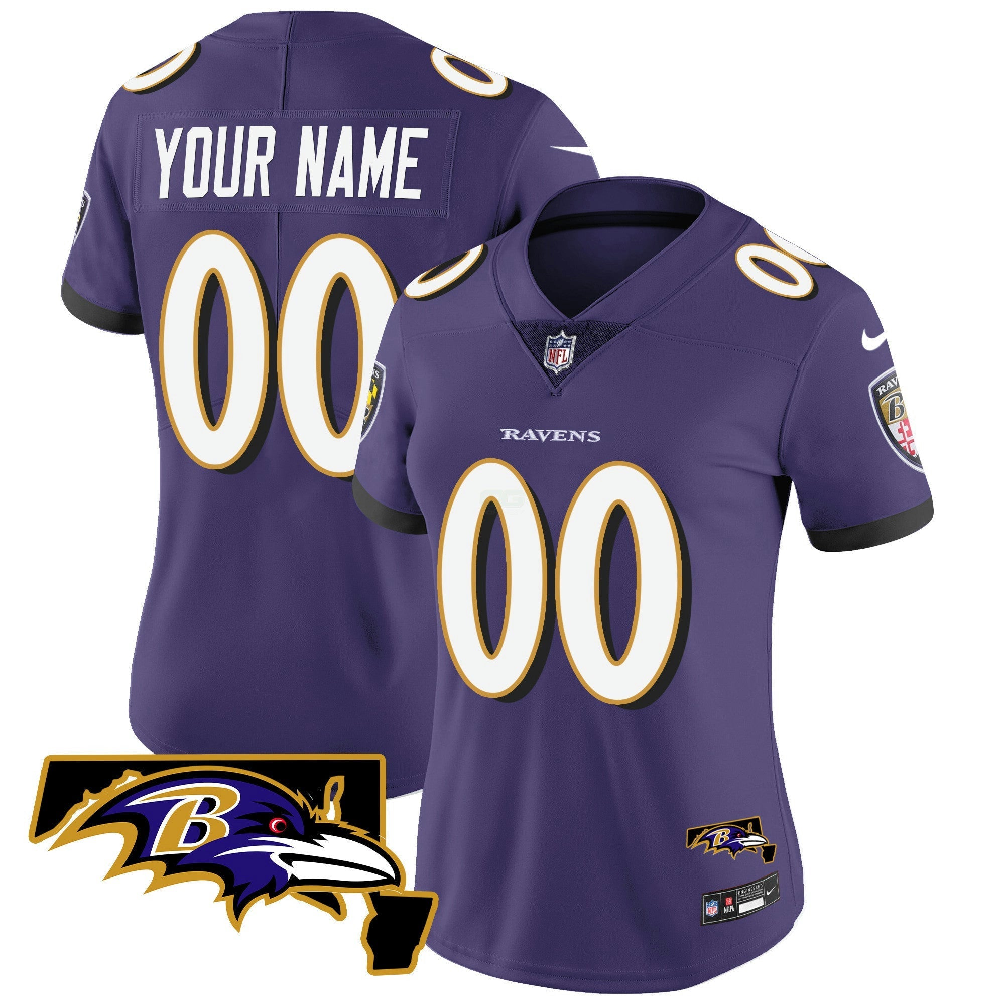 Camisa NFL Maryland Patch Vapor Limited Jersey