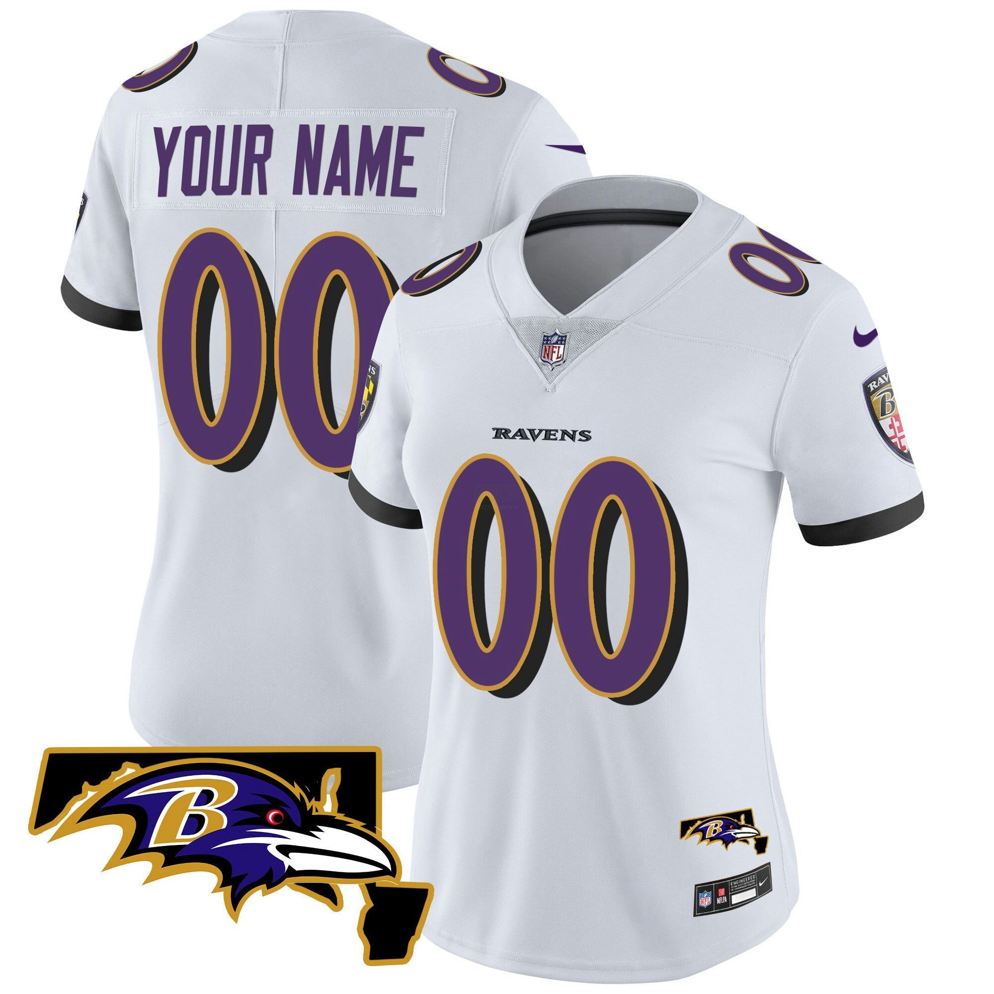 Camisa NFL Maryland Patch Vapor Limited Jersey