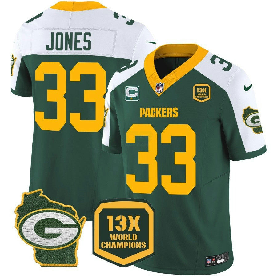 Camisa NFL Men’s 13 Time World Champions & Home Patch Vapor Jersey