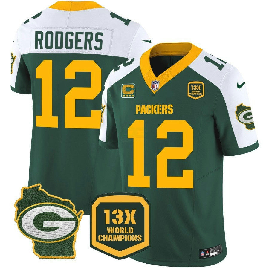 Camisa NFL Men’s 13 Time World Champions & Home Patch Vapor Jersey