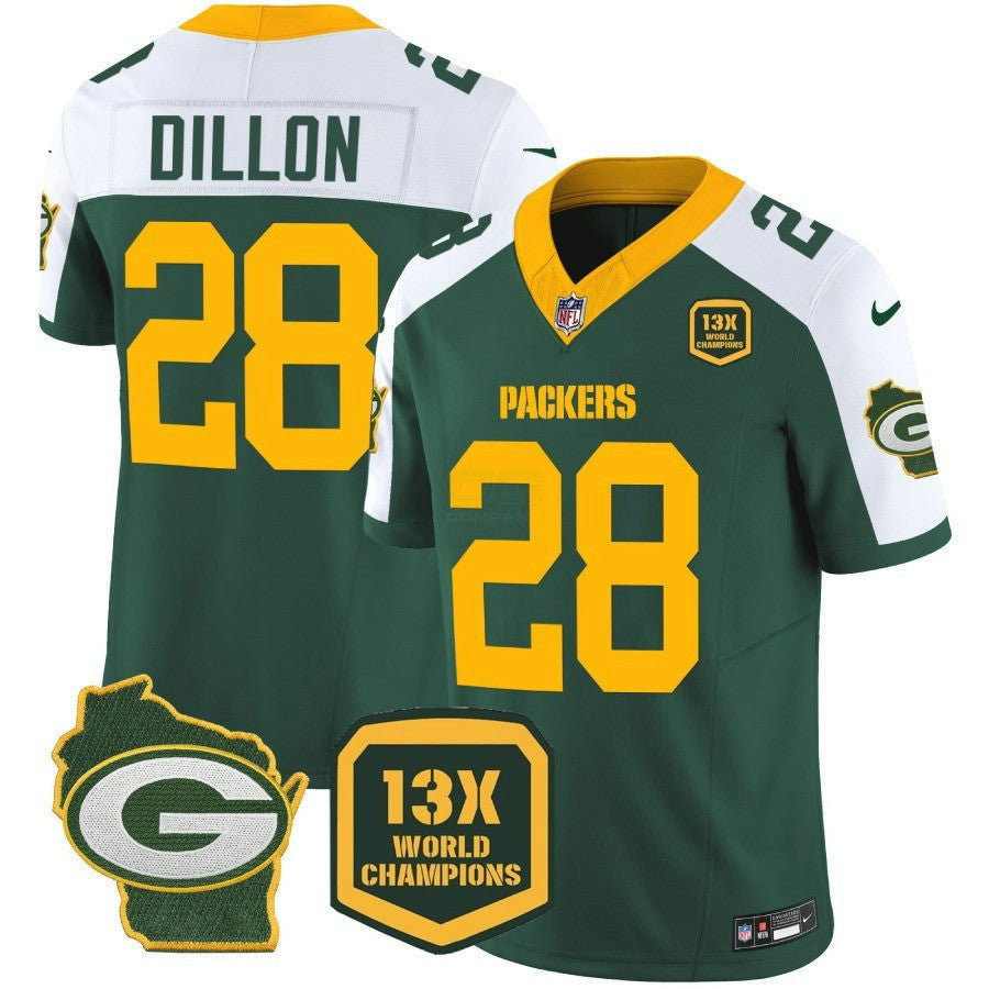 Camisa NFL Men’s 13 Time World Champions & Home Patch Vapor Jersey