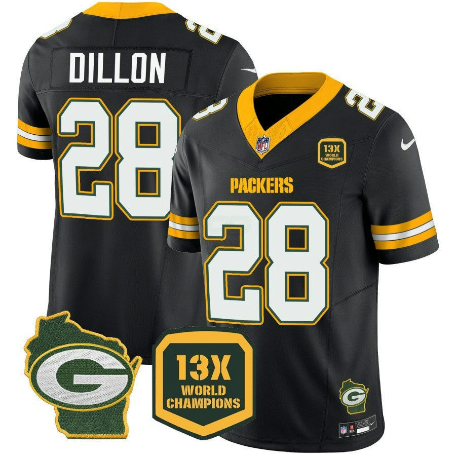 Camisa NFL Men’s 13 Time World Champions & Home Patch Vapor Jersey