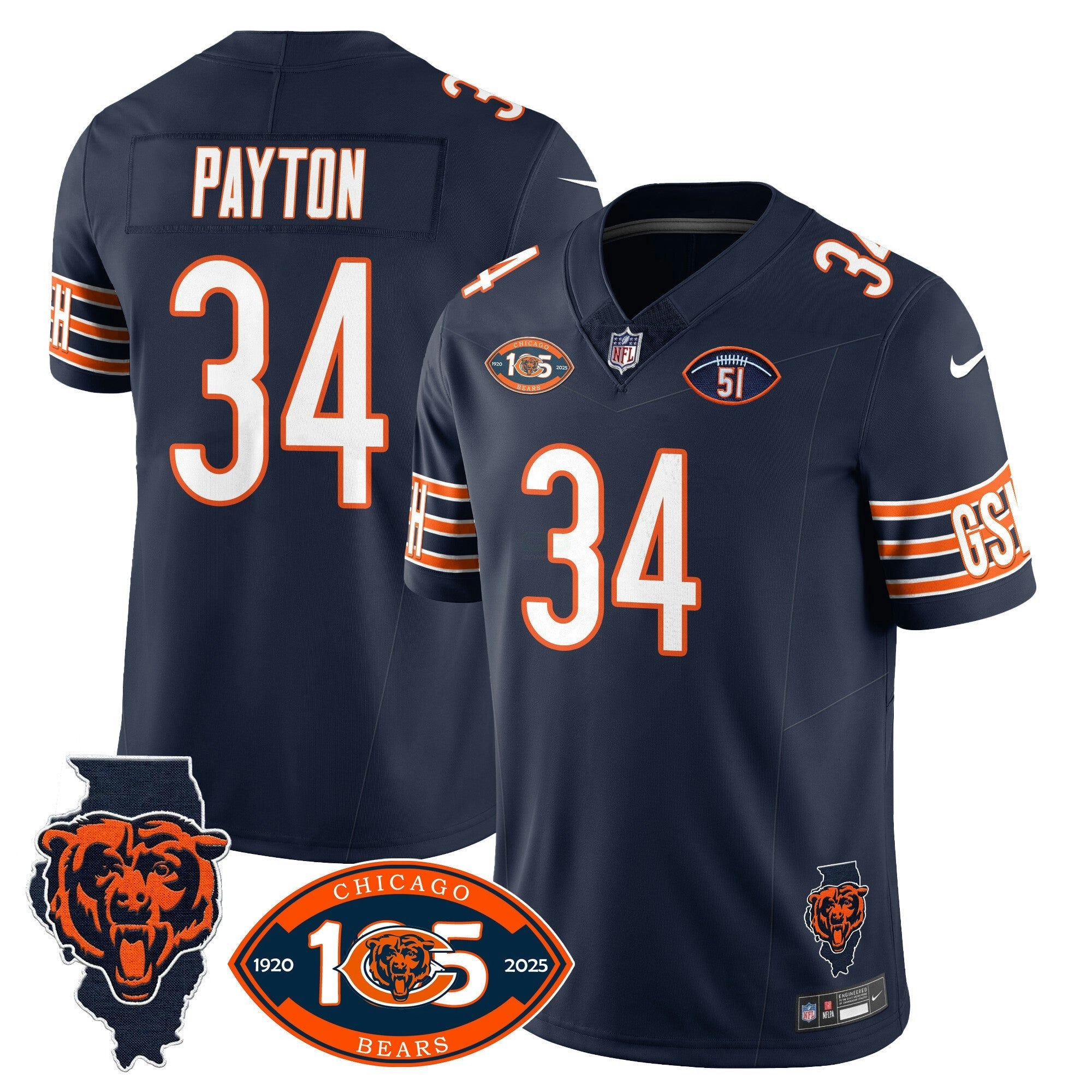 Camisa NFL Men’s 1920-2025 The Vapor Limited Jersey