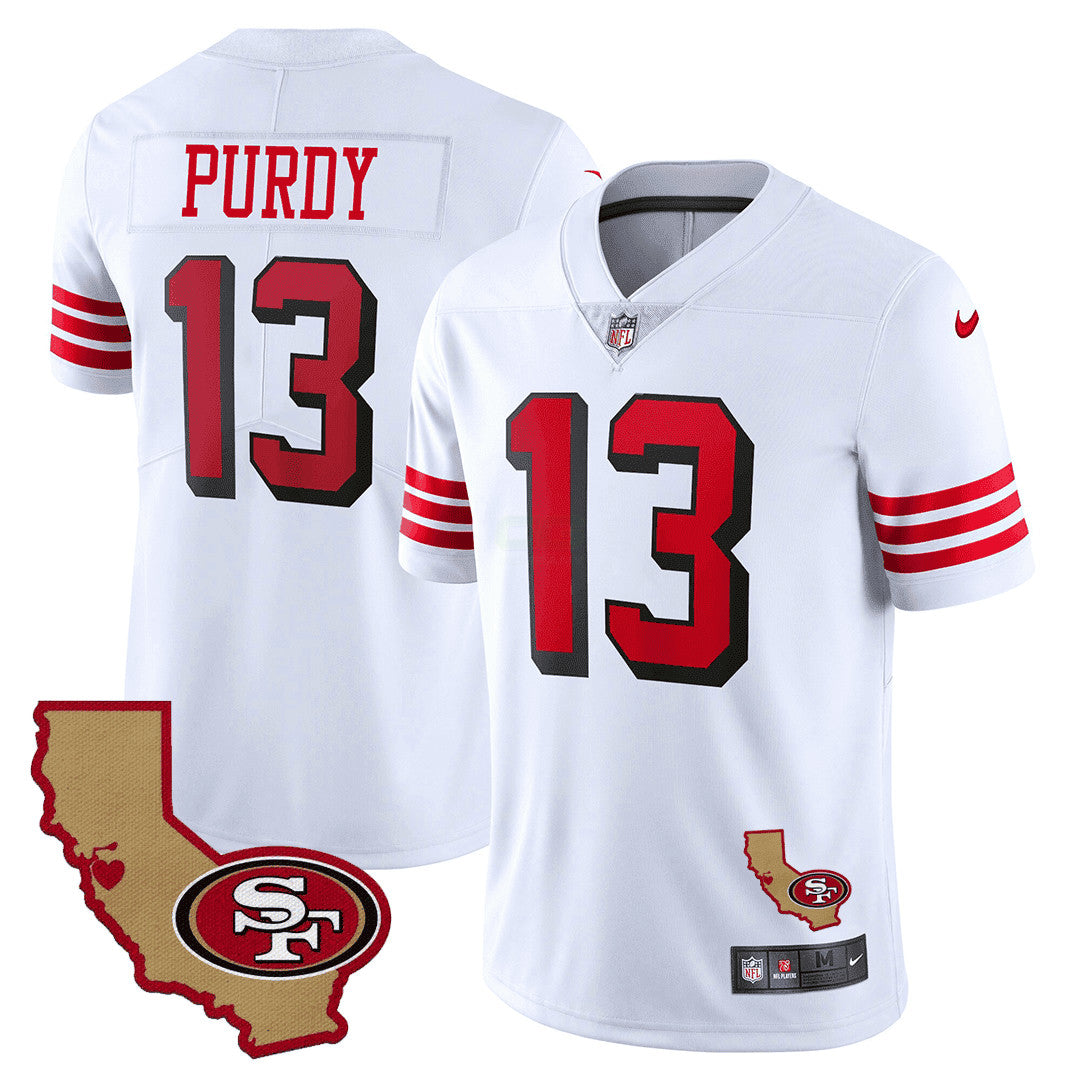 Camisa NFL Men’s 1994 California State Map Patch Throwback Jersey