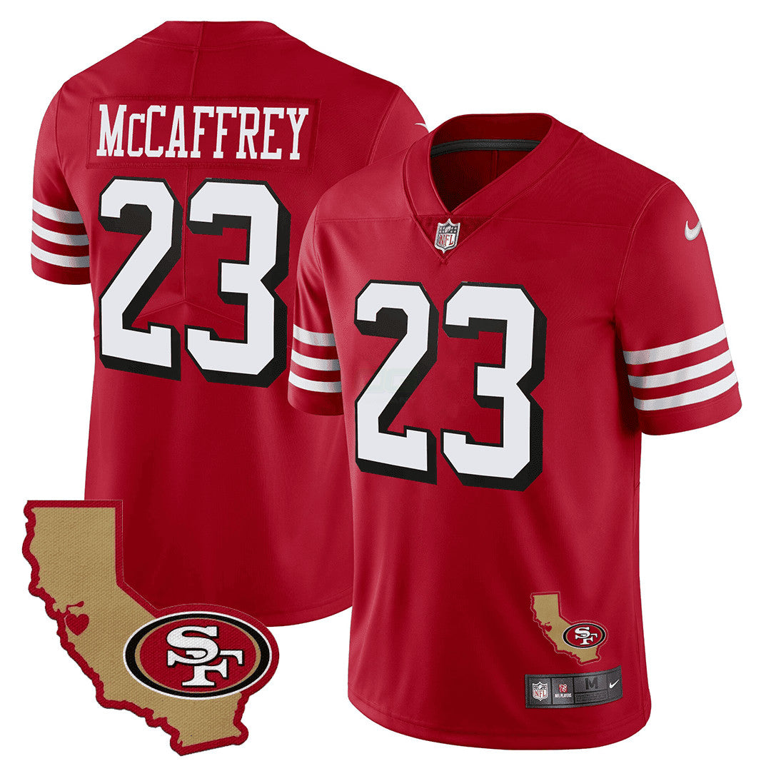 Camisa NFL Men’s 1994 California State Map Patch Throwback Jersey