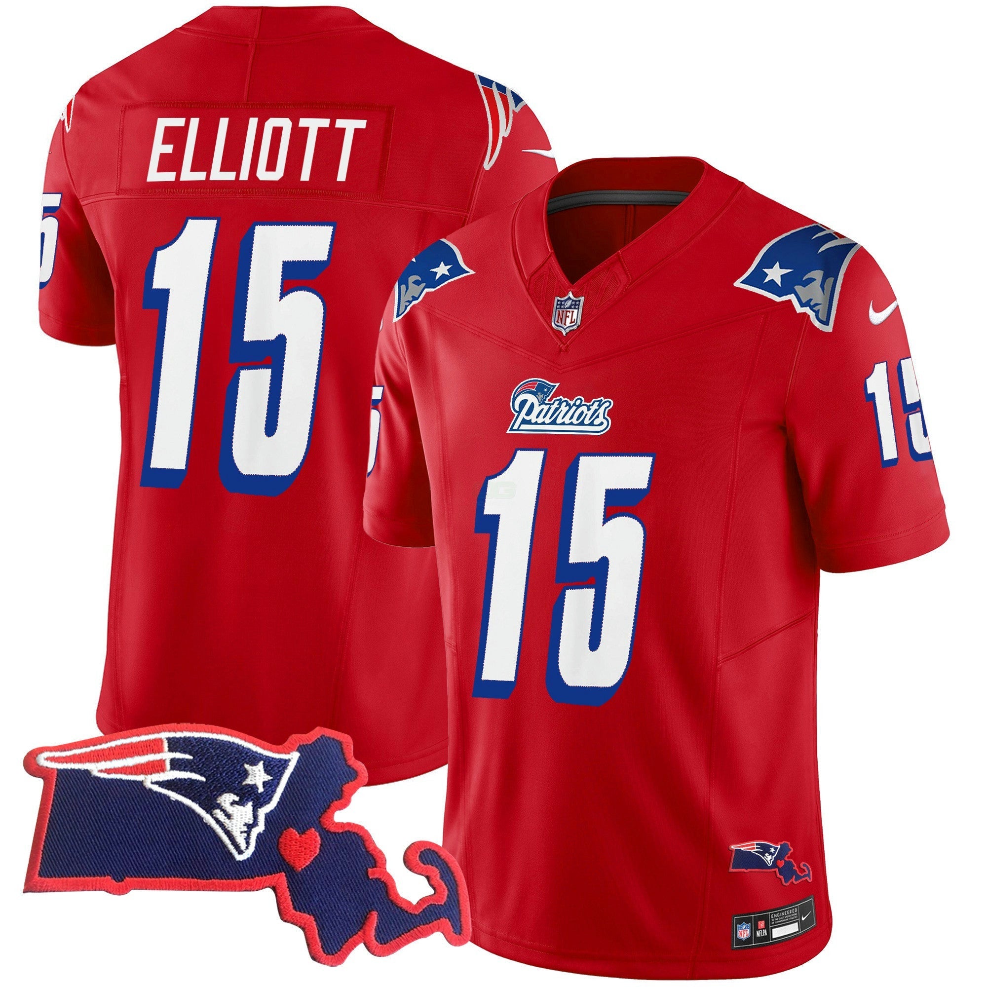 Camisa NFL Men’s 1996 Throwback State Patch Vapor Jersey