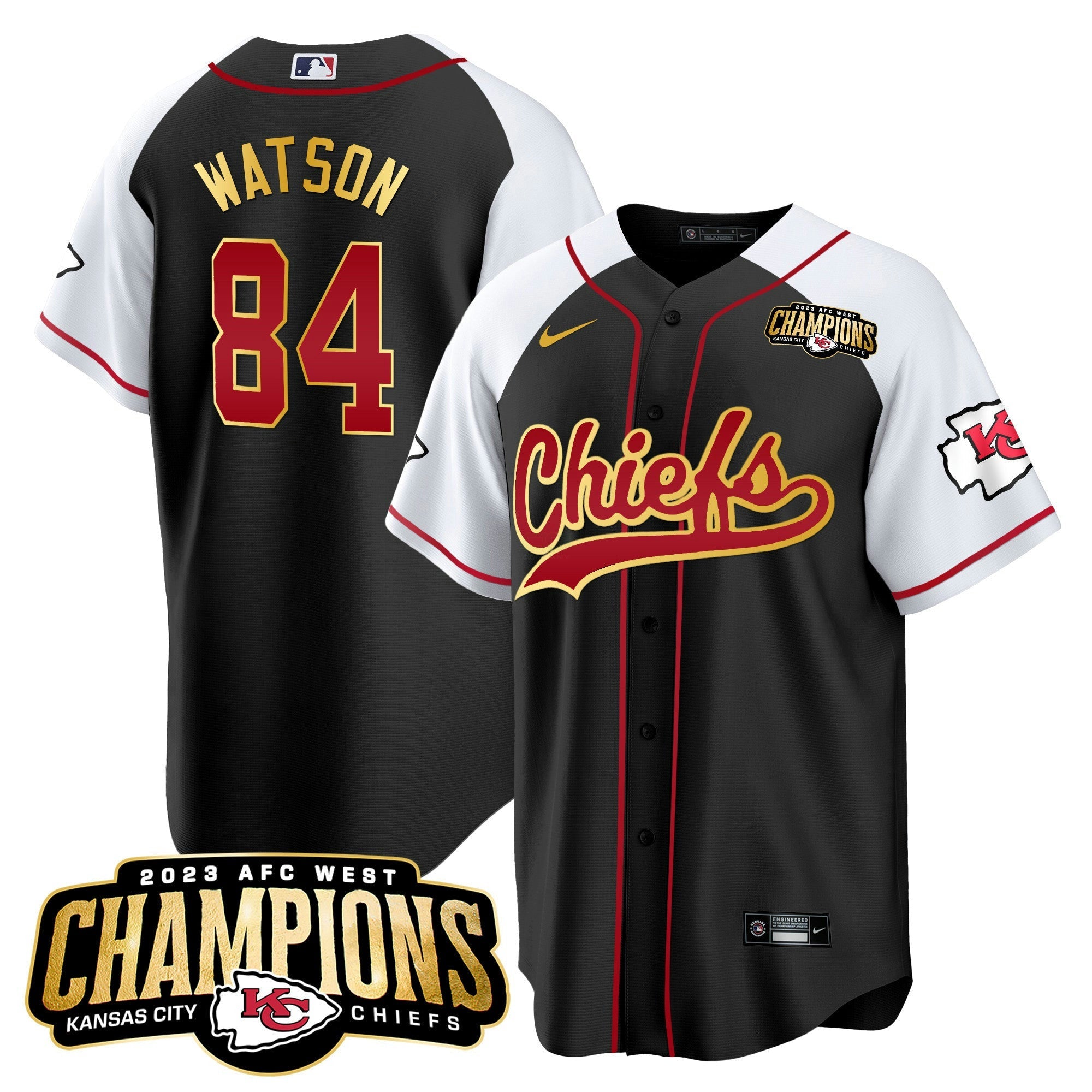 Camisa NFL Men’s 2023 AFC West Champions Patch Jersey