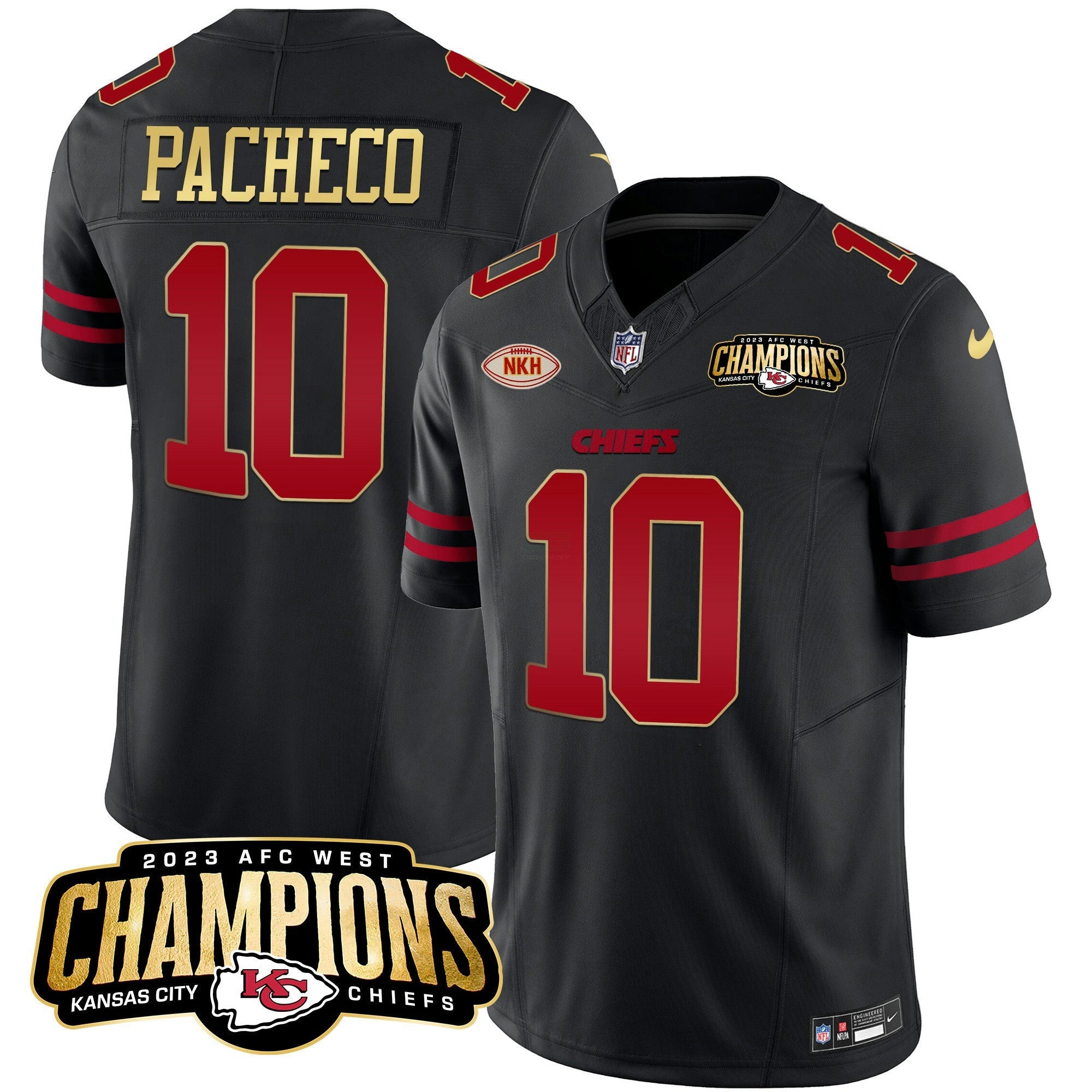 Camisa NFL Men’s 2023 AFC West Champions Patch Vapor Limited Jersey