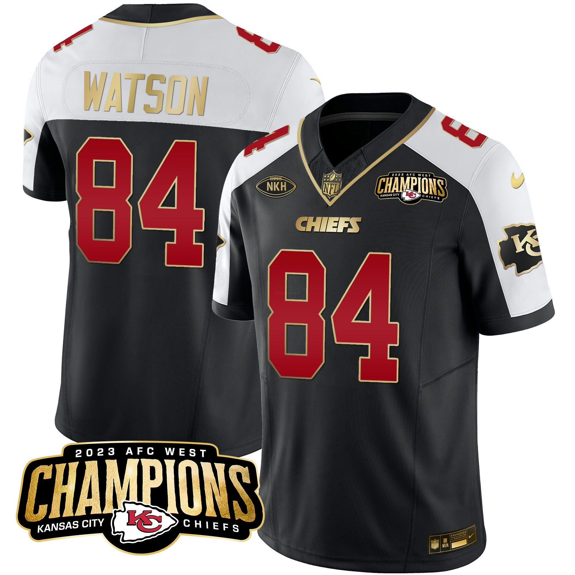Camisa NFL Men’s 2023 AFC West Champions Patch Vapor Limited Jersey