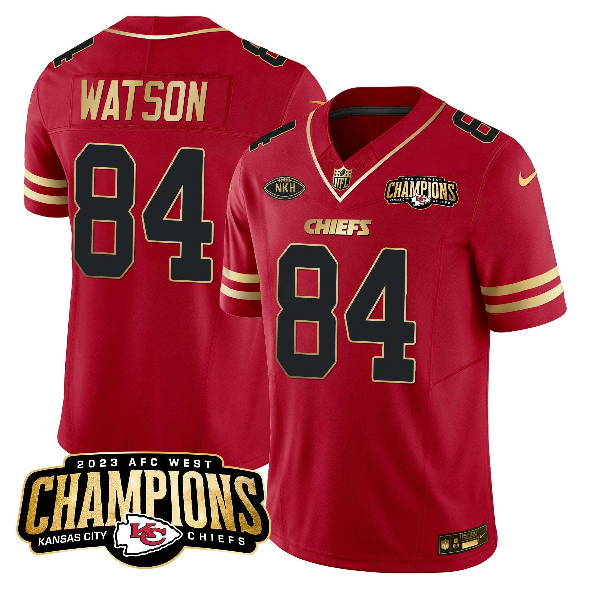 Camisa NFL Men’s 2023 AFC West Champions Patch Vapor Limited Jersey