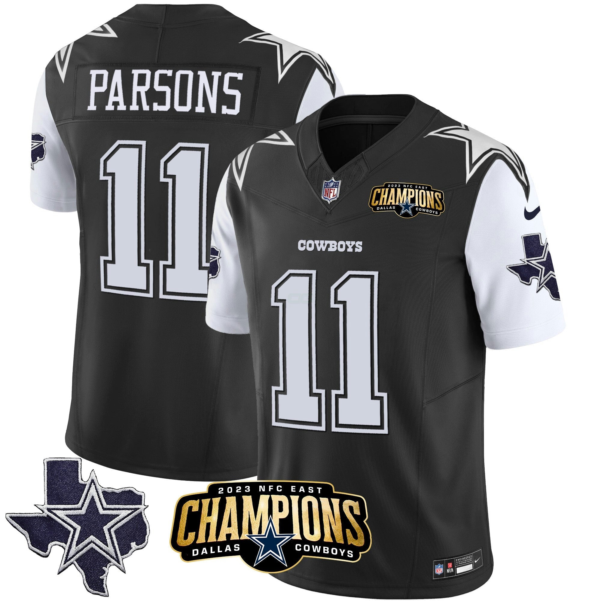 Camisa NFL Men’s 2023 NFC East Champions Patch Vapor Jersey