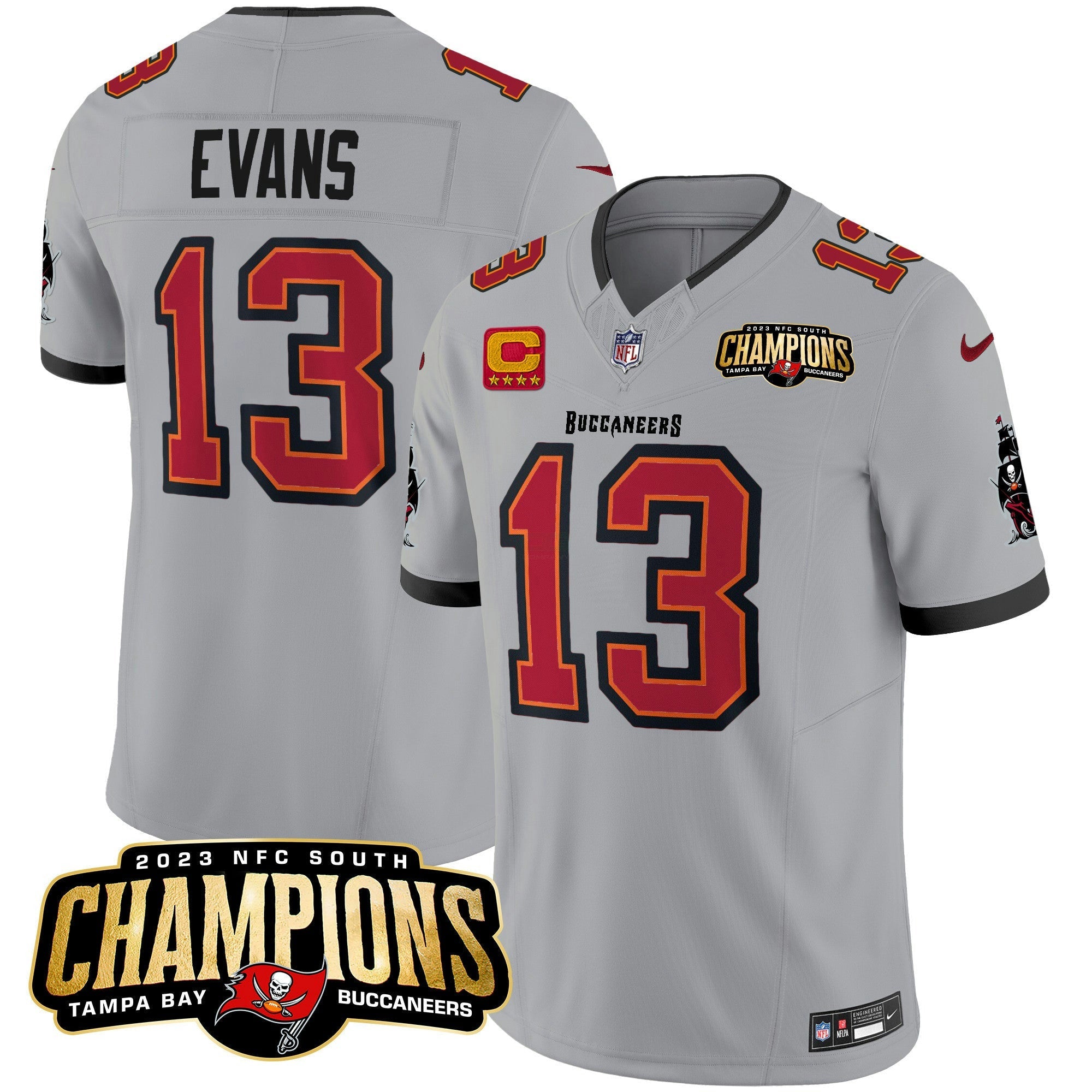 Camisa NFL Men’s 2023 NFC South Champions Patch Vapor Jersey