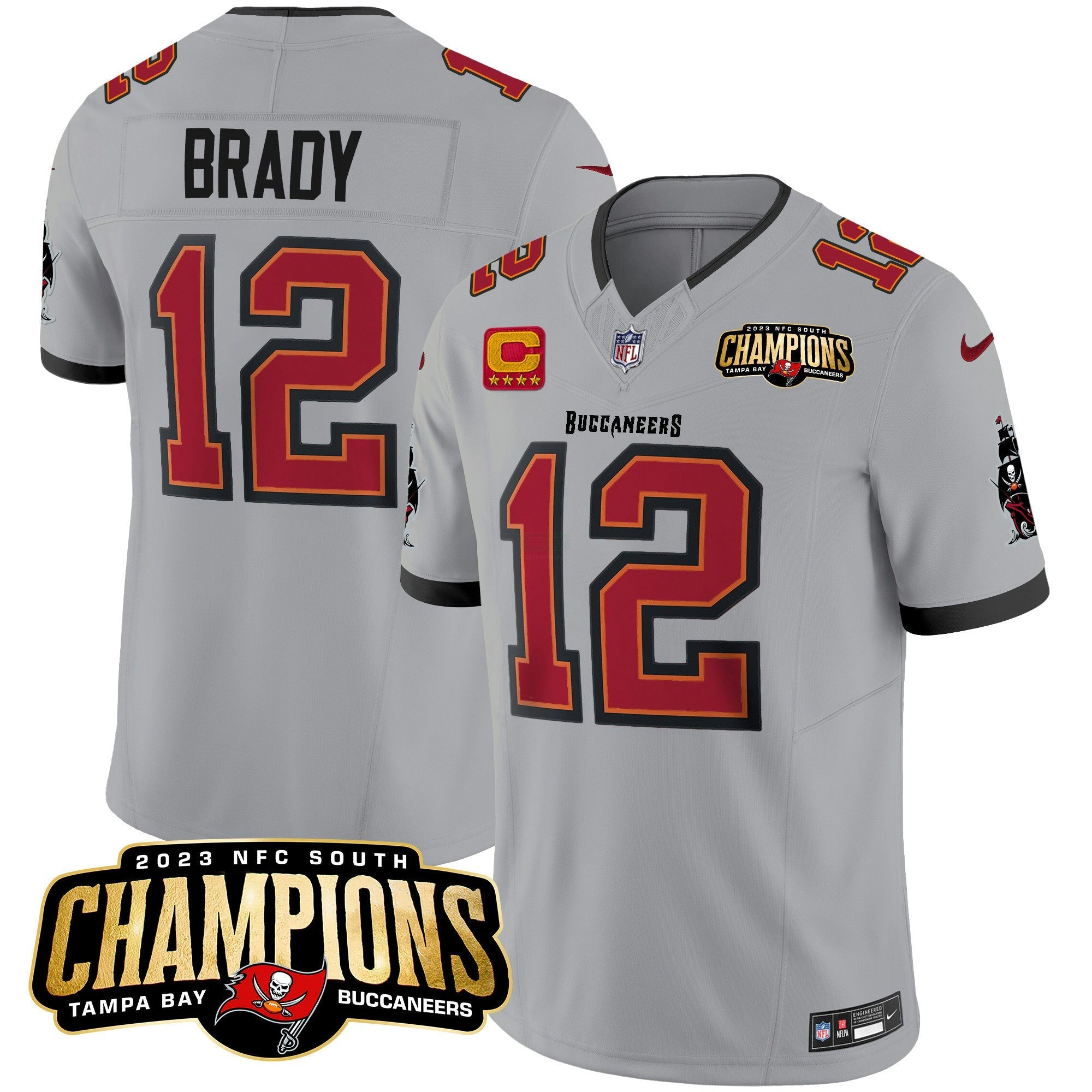 Camisa NFL Men’s 2023 NFC South Champions Patch Vapor Jersey