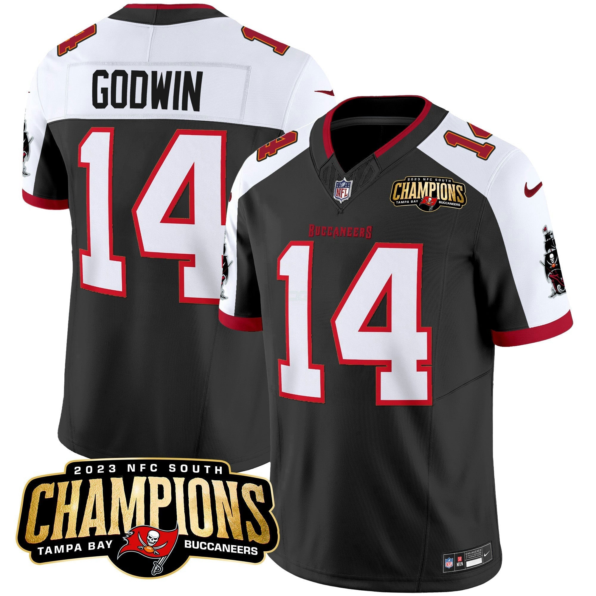 Camisa NFL Men’s 2023 NFC South Champions Patch Vapor Jersey