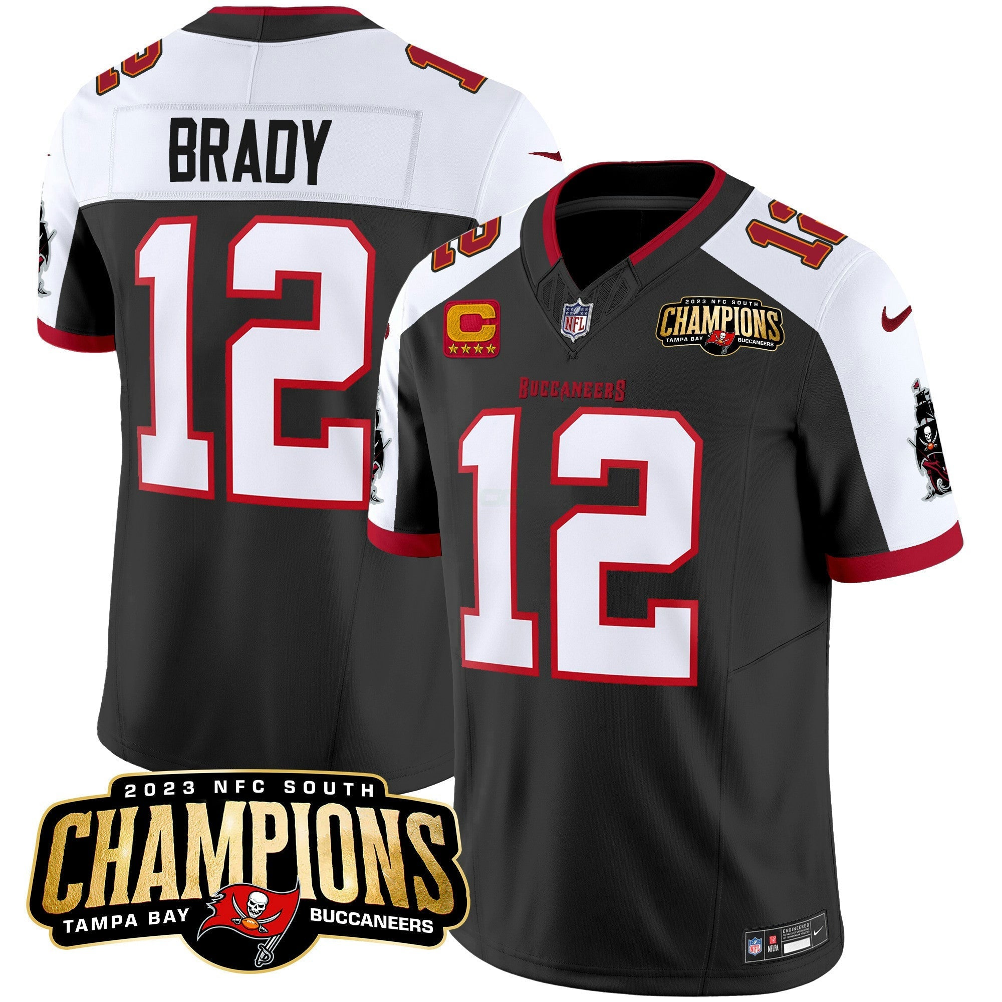 Camisa NFL Men’s 2023 NFC South Champions Patch Vapor Jersey
