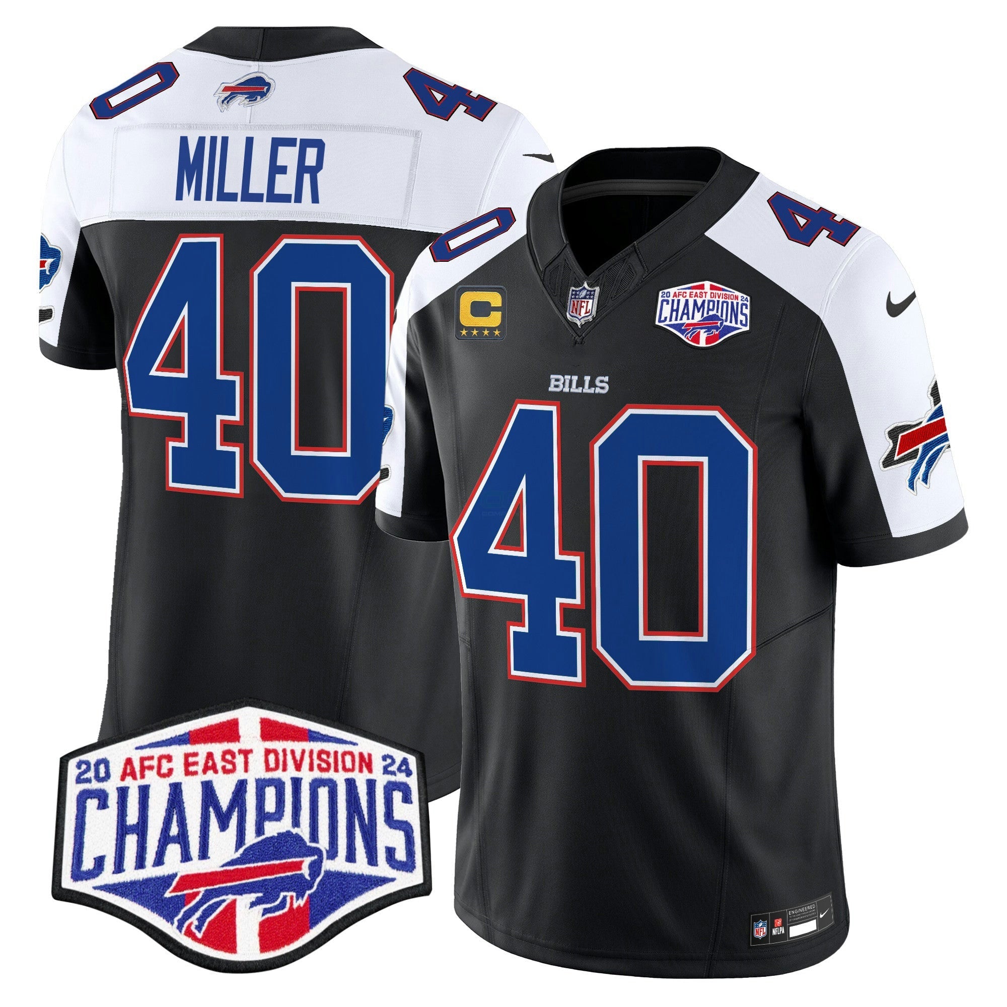 Camisa NFL Men’s 2024 AFC East Division Champions Vapor Limited Jersey