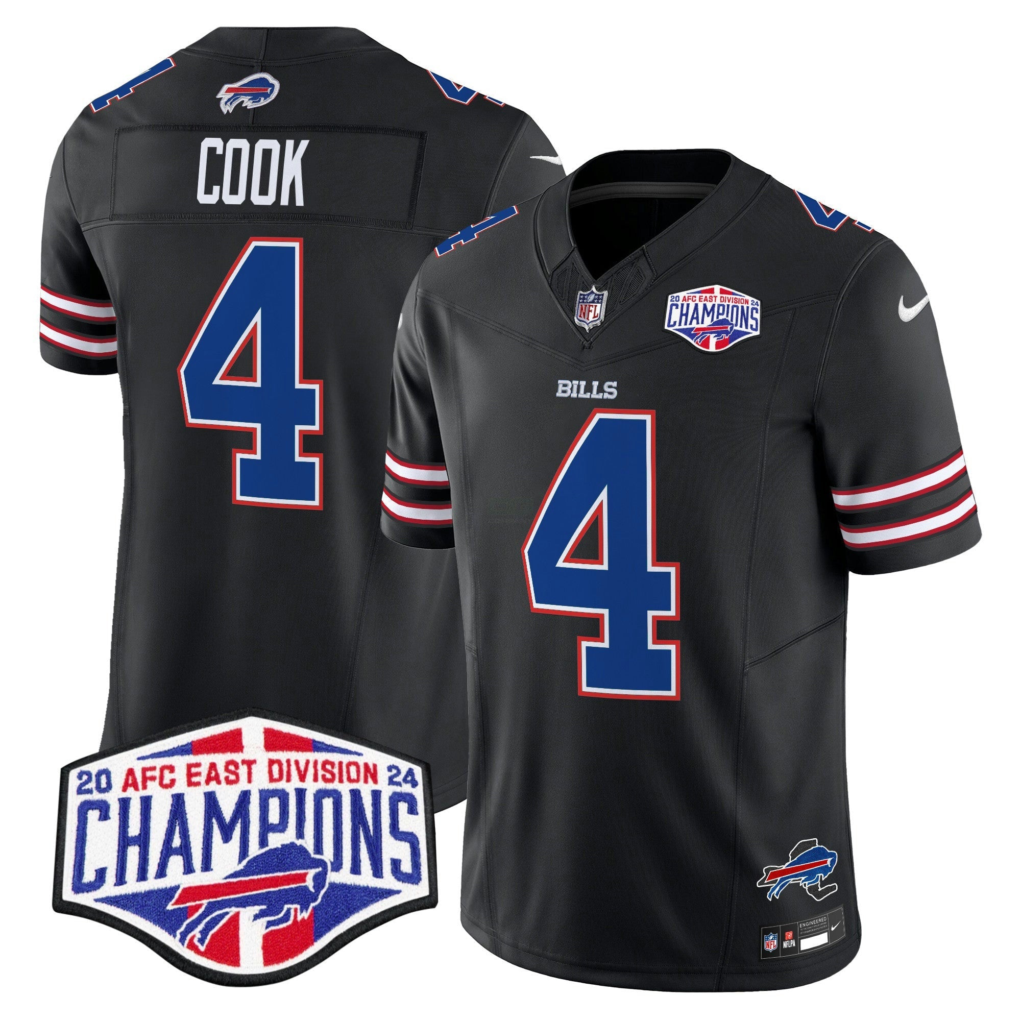 Camisa NFL Men’s 2024 AFC East Division Champions Vapor Limited Jersey