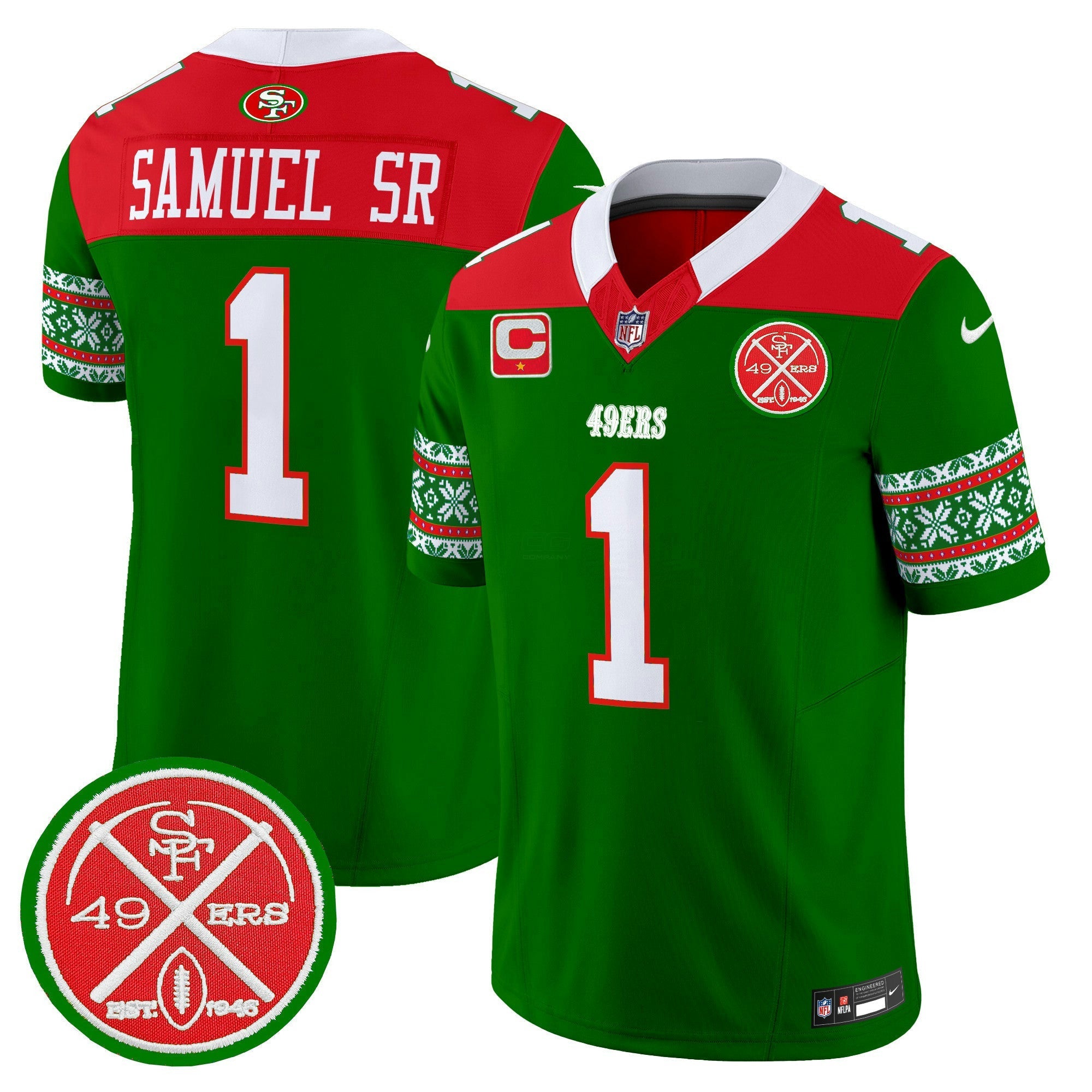 Camisa NFL Men’s 2024 Christmas Vapor Limited Jersey