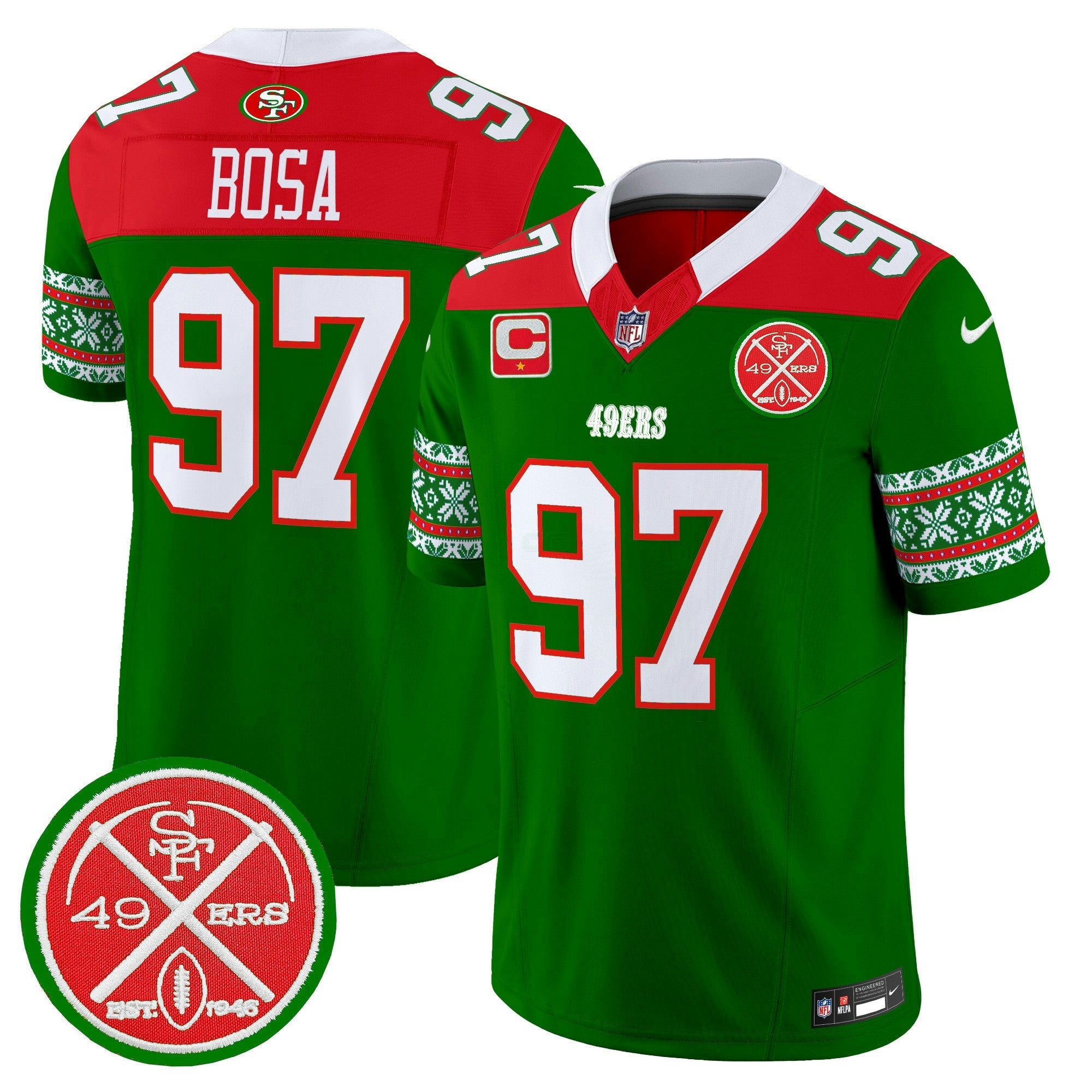 Camisa NFL Men’s 2024 Christmas Vapor Limited Jersey