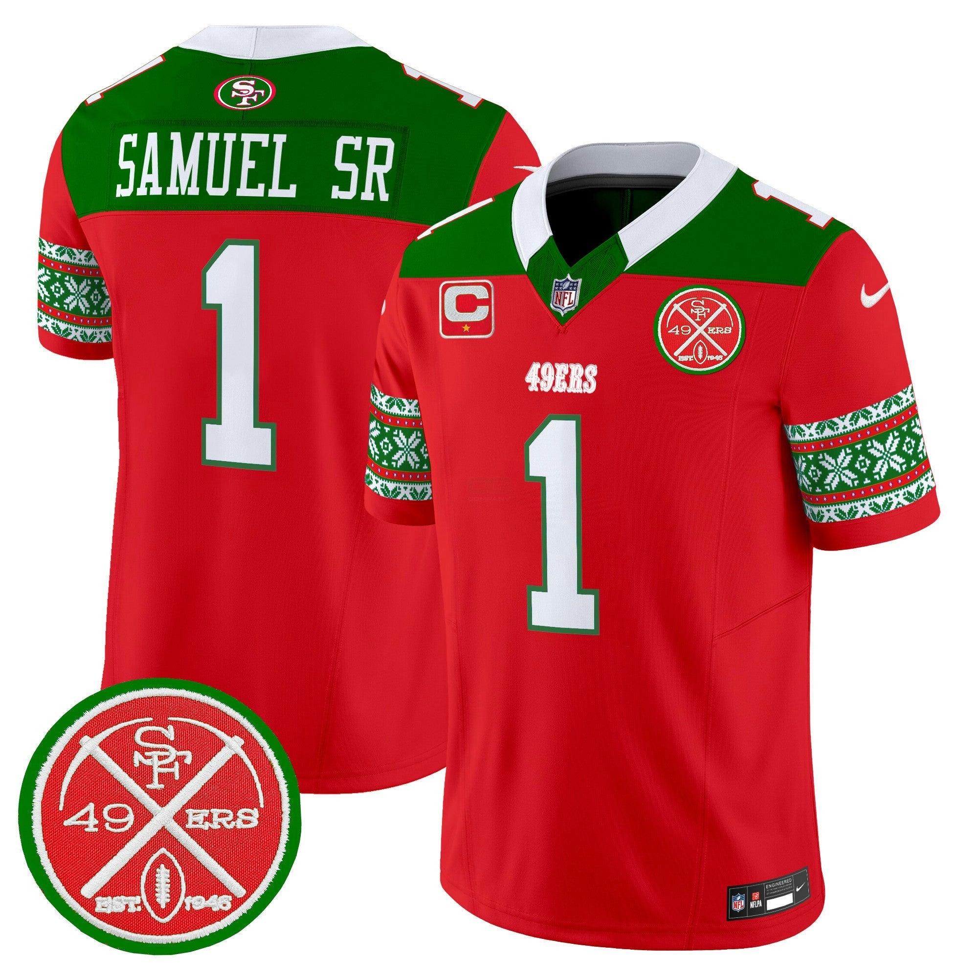 Camisa NFL Men’s 2024 Christmas Vapor Limited Jersey