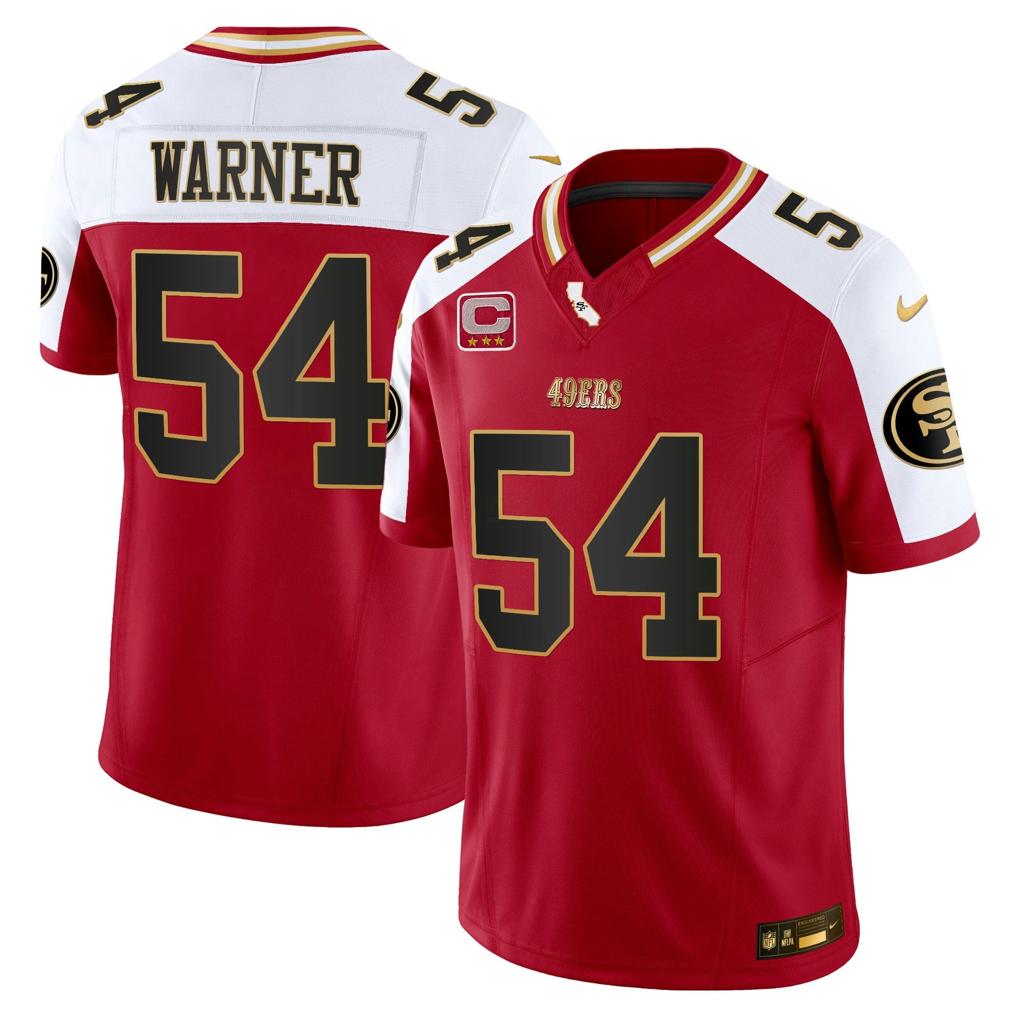 Camisa NFL Men’s 2024 Dourada Vapor Jersey